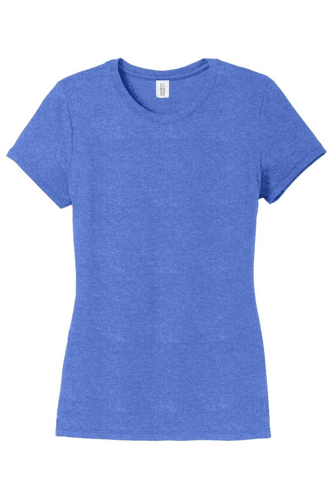 District DM130L Women&#39;s Perfect Tri Tee - Royal Frost - HIT a Double - 5