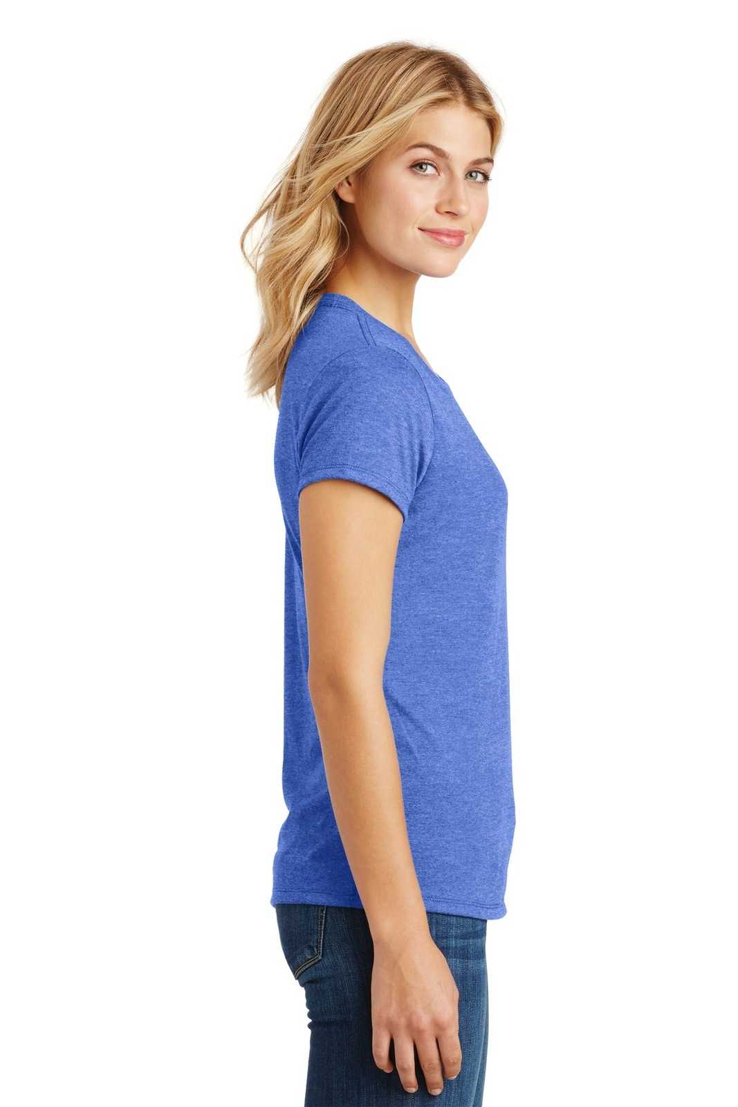 District DM130L Women&#39;s Perfect Tri Tee - Royal Frost - HIT a Double - 3