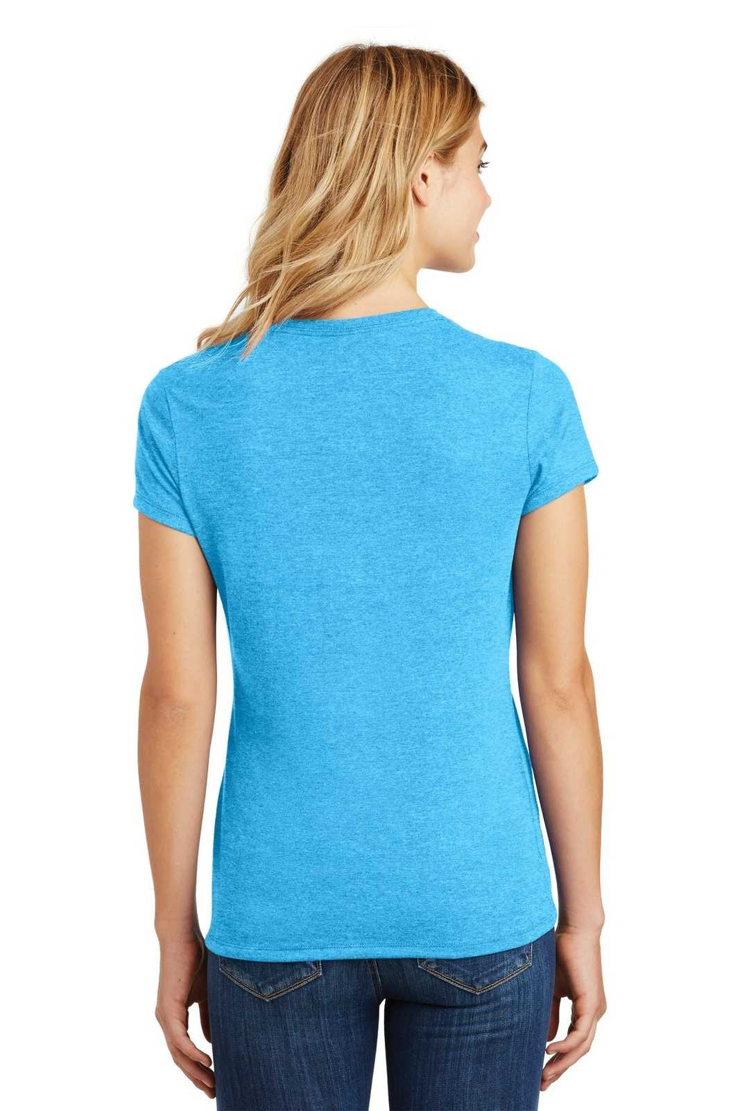 District DM130L Women&#39;s Perfect Tri Tee - Turquoise Frost - HIT a Double - 2
