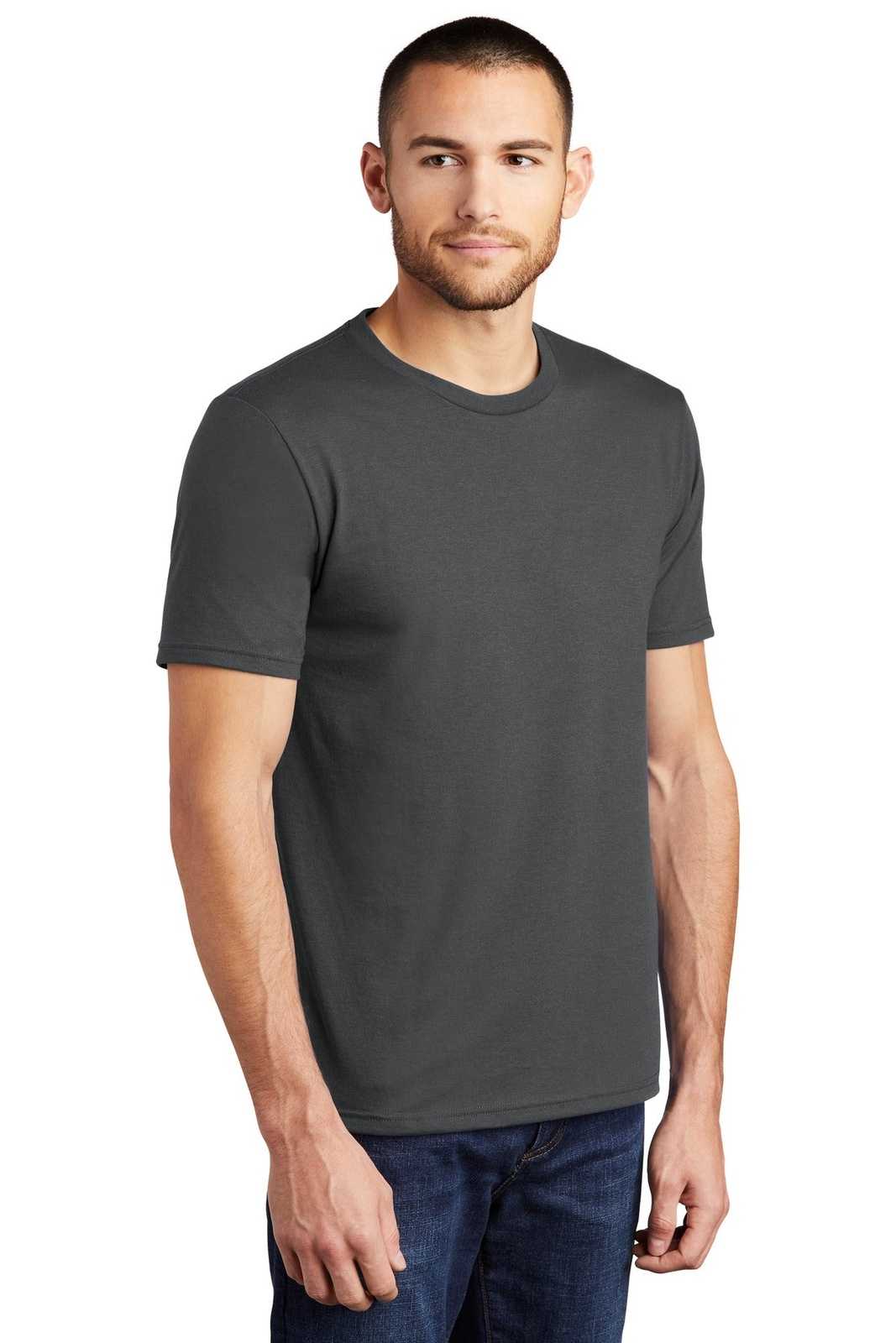 District DM130 Perfect Tri Tee - Charcoal - HIT a Double - 4