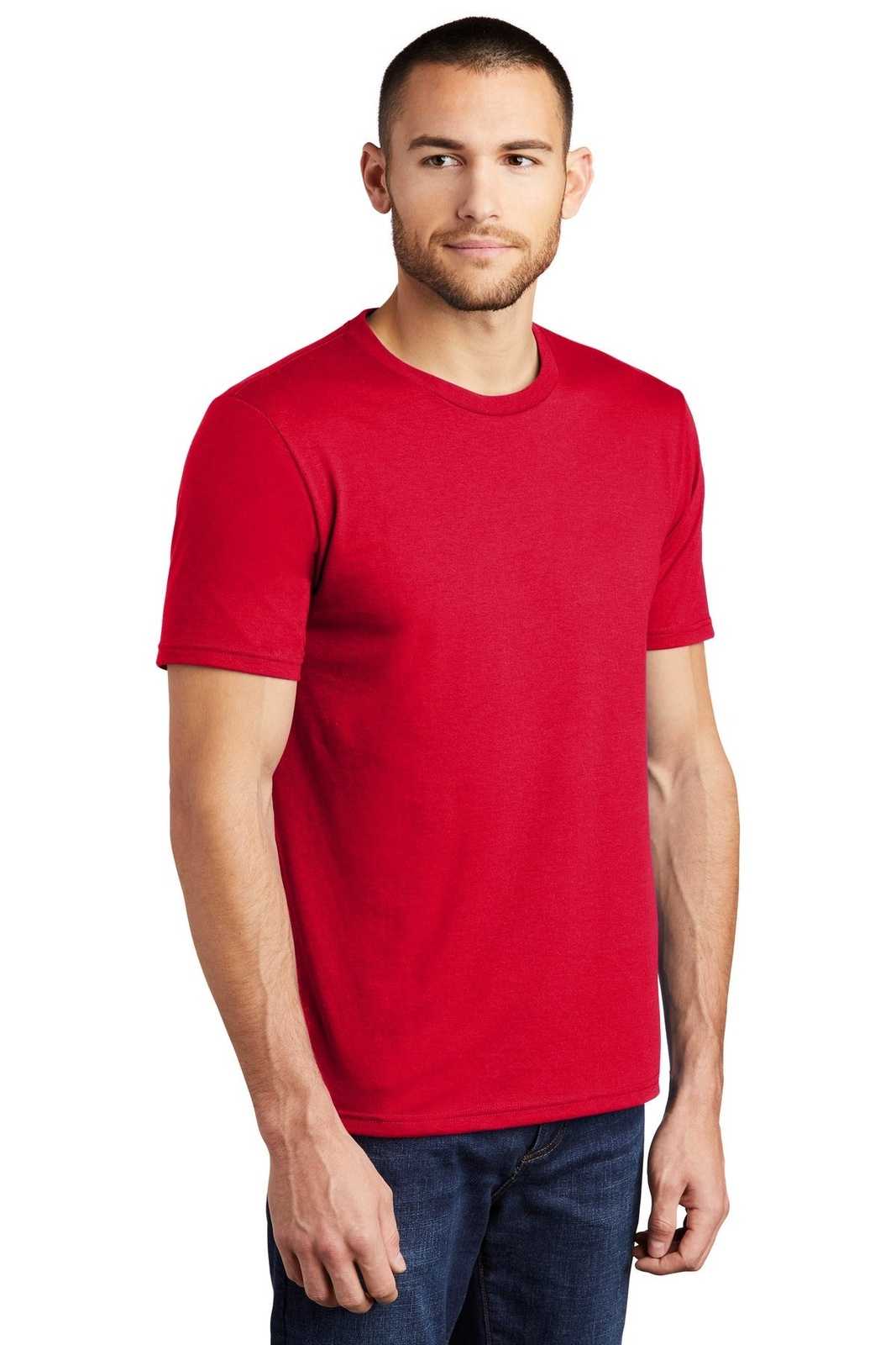 District DM130 Perfect Tri Tee - Classic Red - HIT a Double - 4