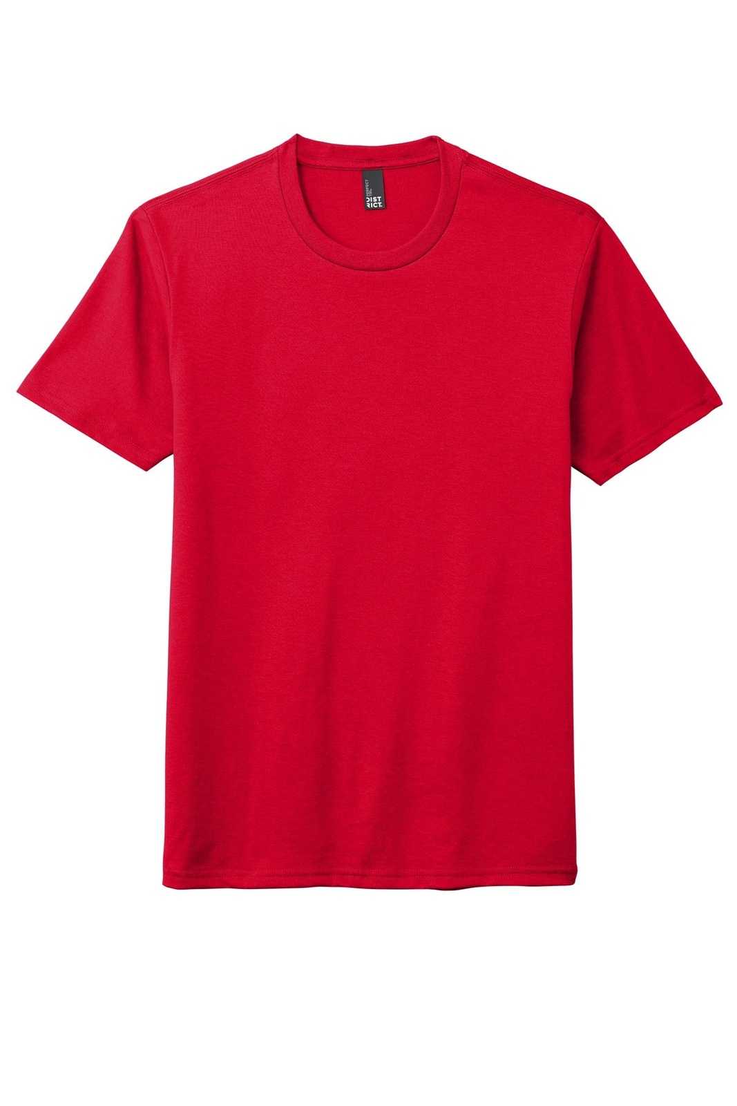 District DM130 Perfect Tri Tee - Classic Red - HIT a Double - 5