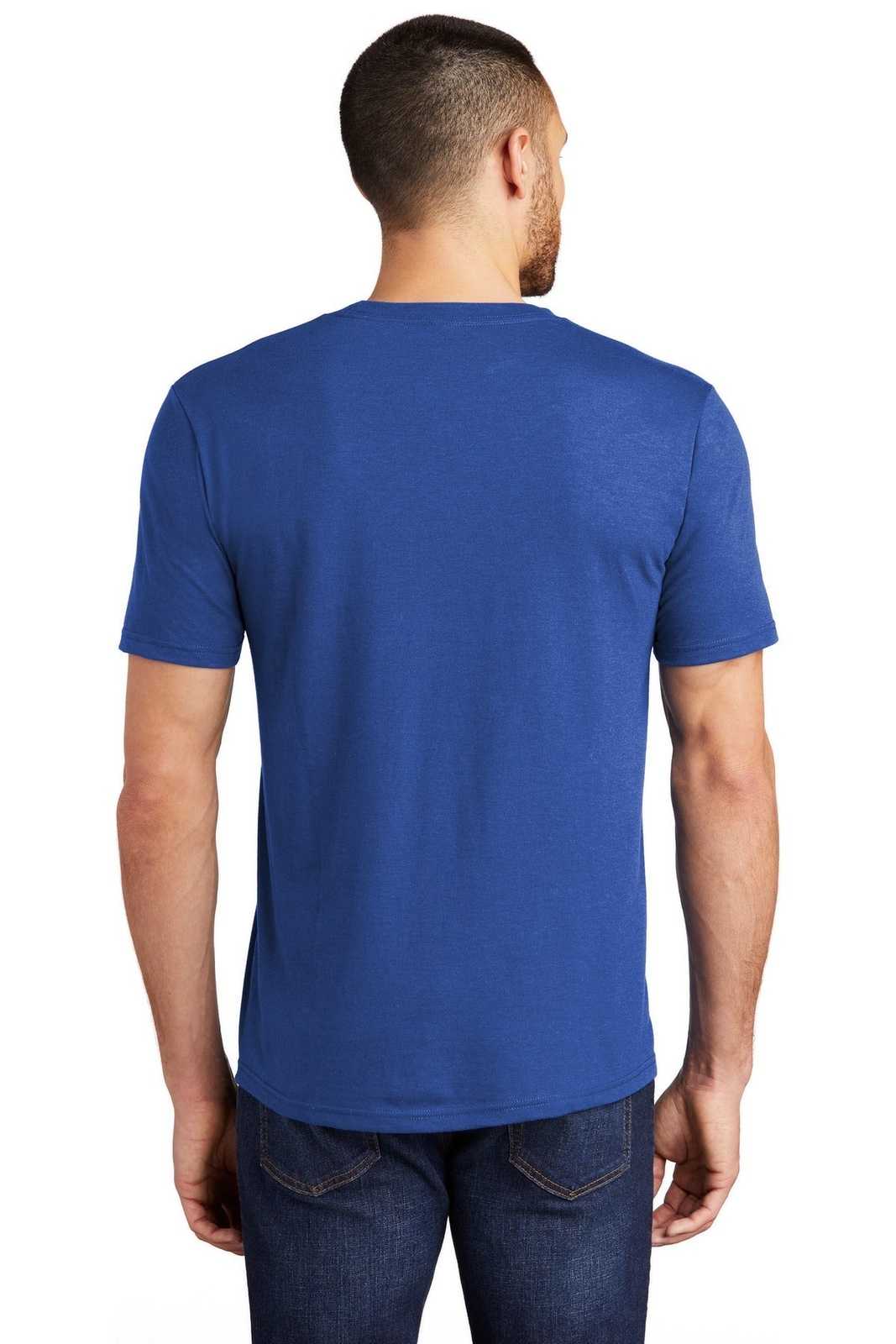 District DM130 Perfect Tri Tee - Deep Royal - HIT a Double - 2