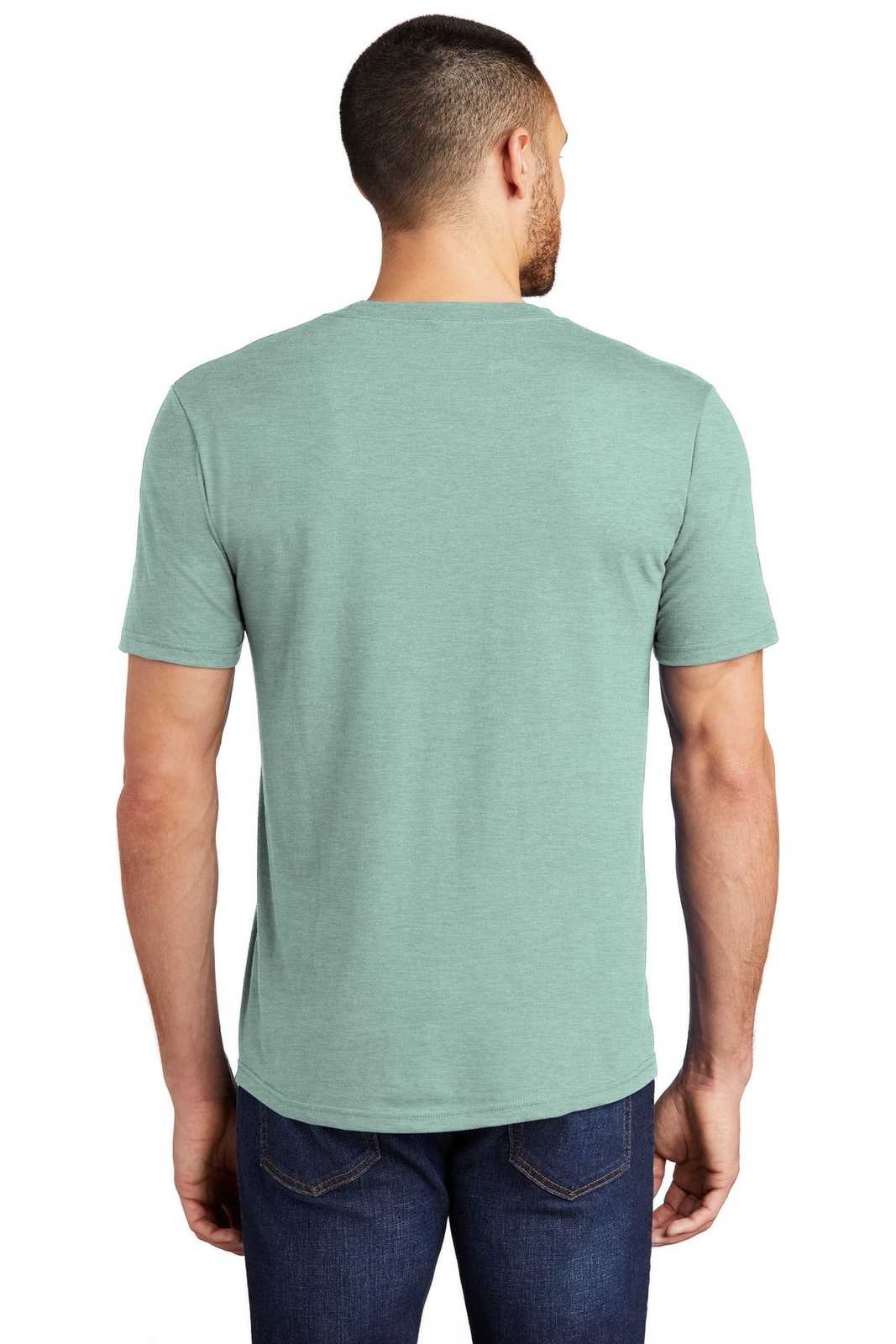 District DM130 Perfect Tri Tee - Heathered Dusty Sage - HIT a Double - 1