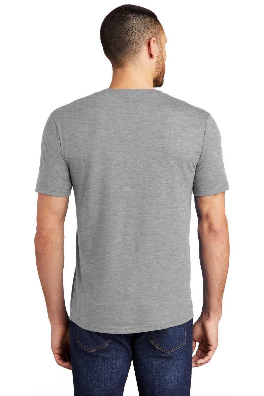 District DM130 Perfect Tri Tee - Heathered Gray - HIT a Double - 2