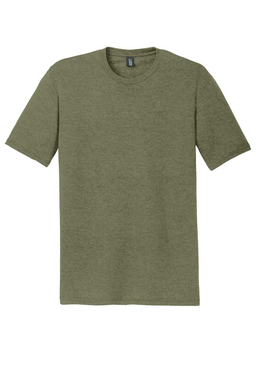 District DM130 Perfect Tri Tee - Military Green Frost - HIT a Double - 5