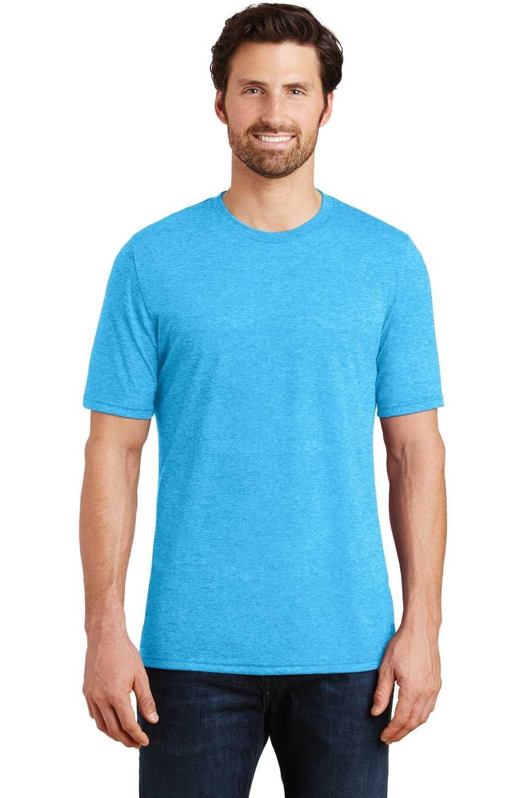 District DM130 Perfect Tri Tee - Turquoise Frost - HIT a Double - 1