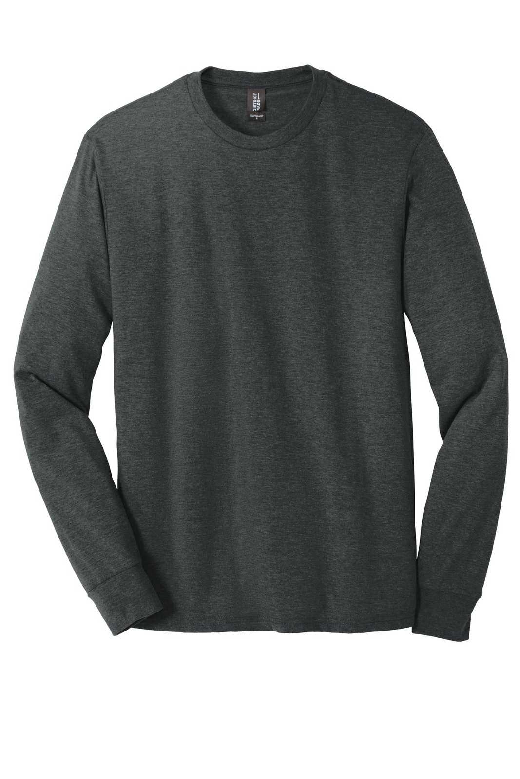 District DM132 Perfect Tri Long Sleeve Tee - Black Frost - HIT a Double - 5