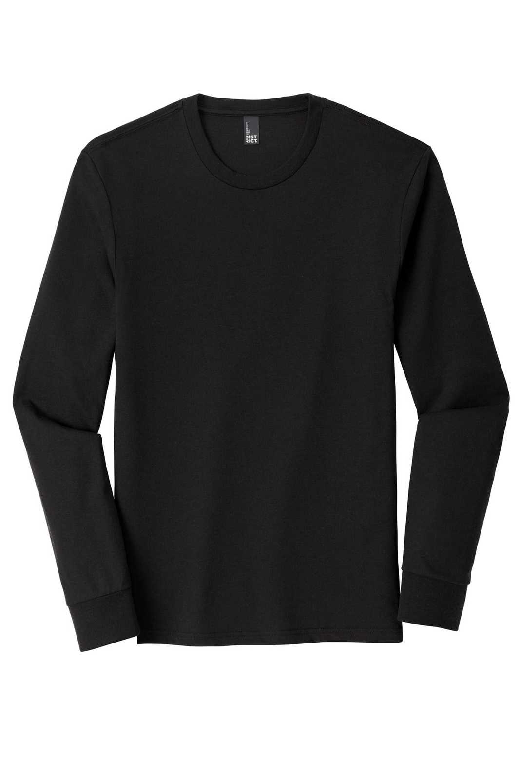 District DM132 Perfect Tri Long Sleeve Tee - Black - HIT a Double - 5