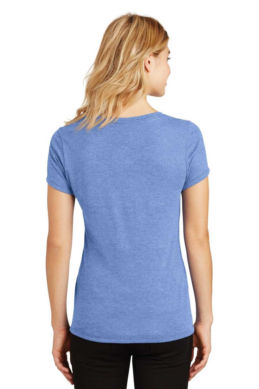 District DM1350L Women&#39;s Perfect Tri V-Neck Tee - Maritime Frost - HIT a Double - 2