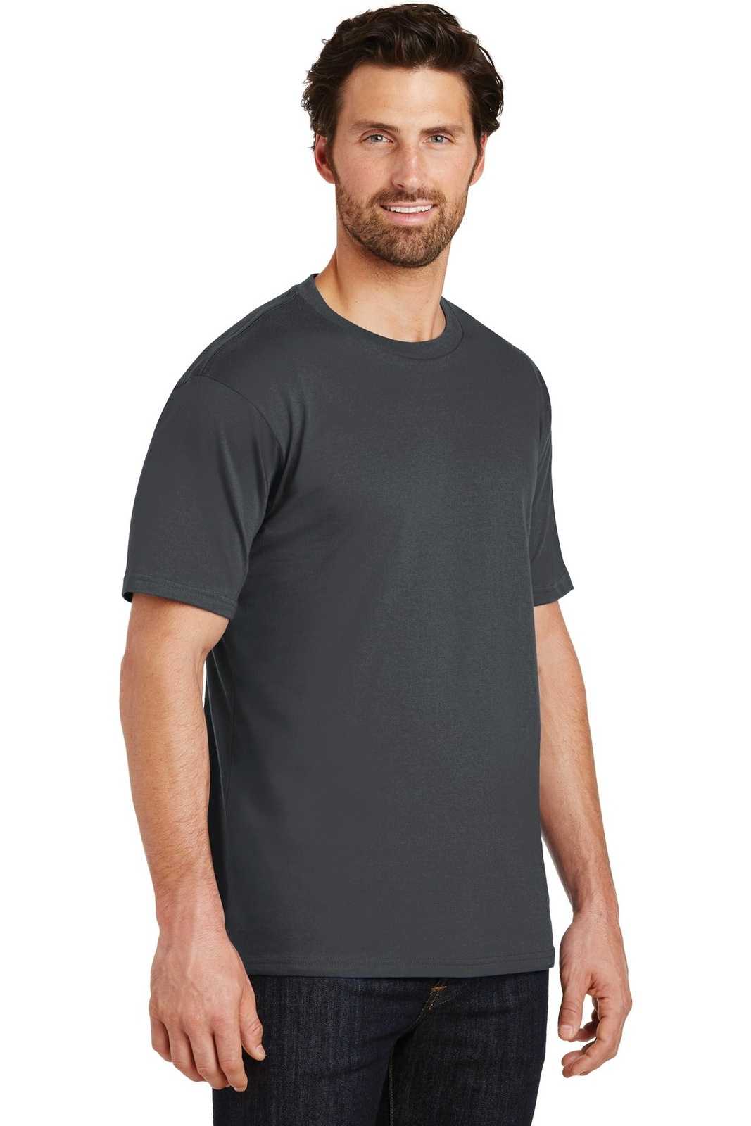 District DT104 Perfect Weight Tee - Charcoal - HIT a Double - 4