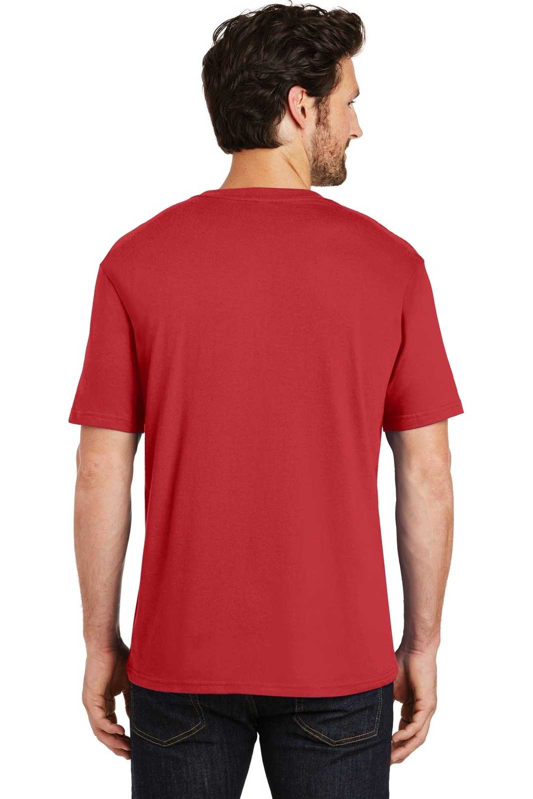 District DT104 Perfect Weight Tee - Classic Red - HIT a Double - 2