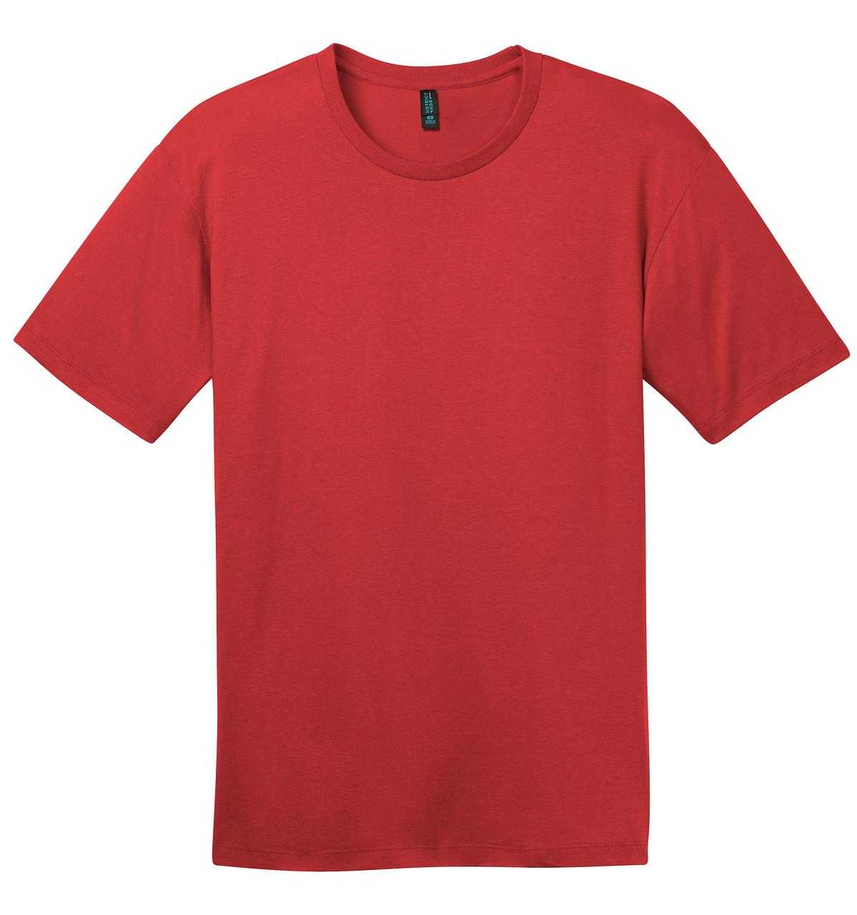 District DT104 Perfect Weight Tee - Classic Red - HIT a Double - 5