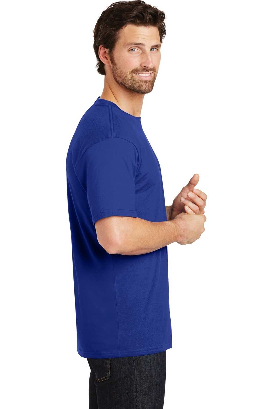 District DT104 Perfect Weight Tee - Deep Royal - HIT a Double - 3