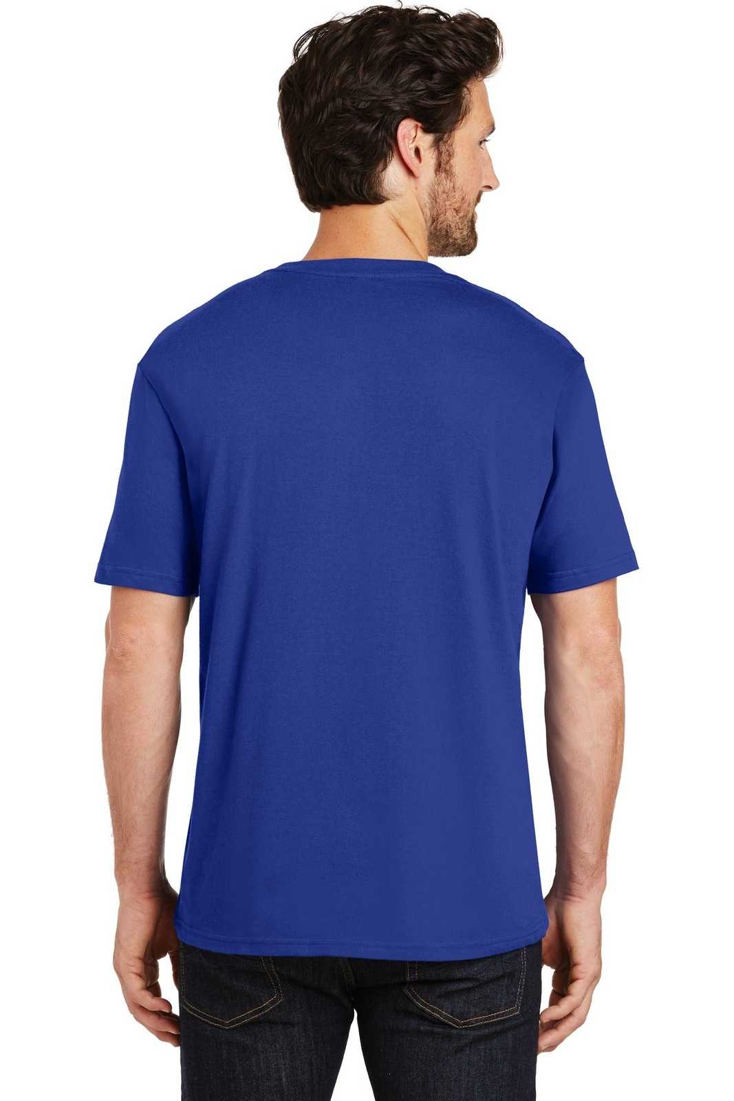 District DT104 Perfect Weight Tee - Deep Royal - HIT a Double - 2