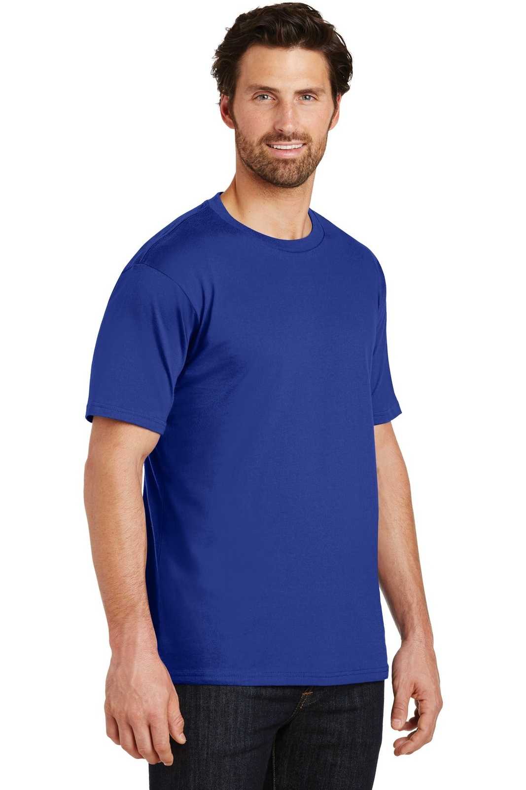 District DT104 Perfect Weight Tee - Deep Royal - HIT a Double - 4