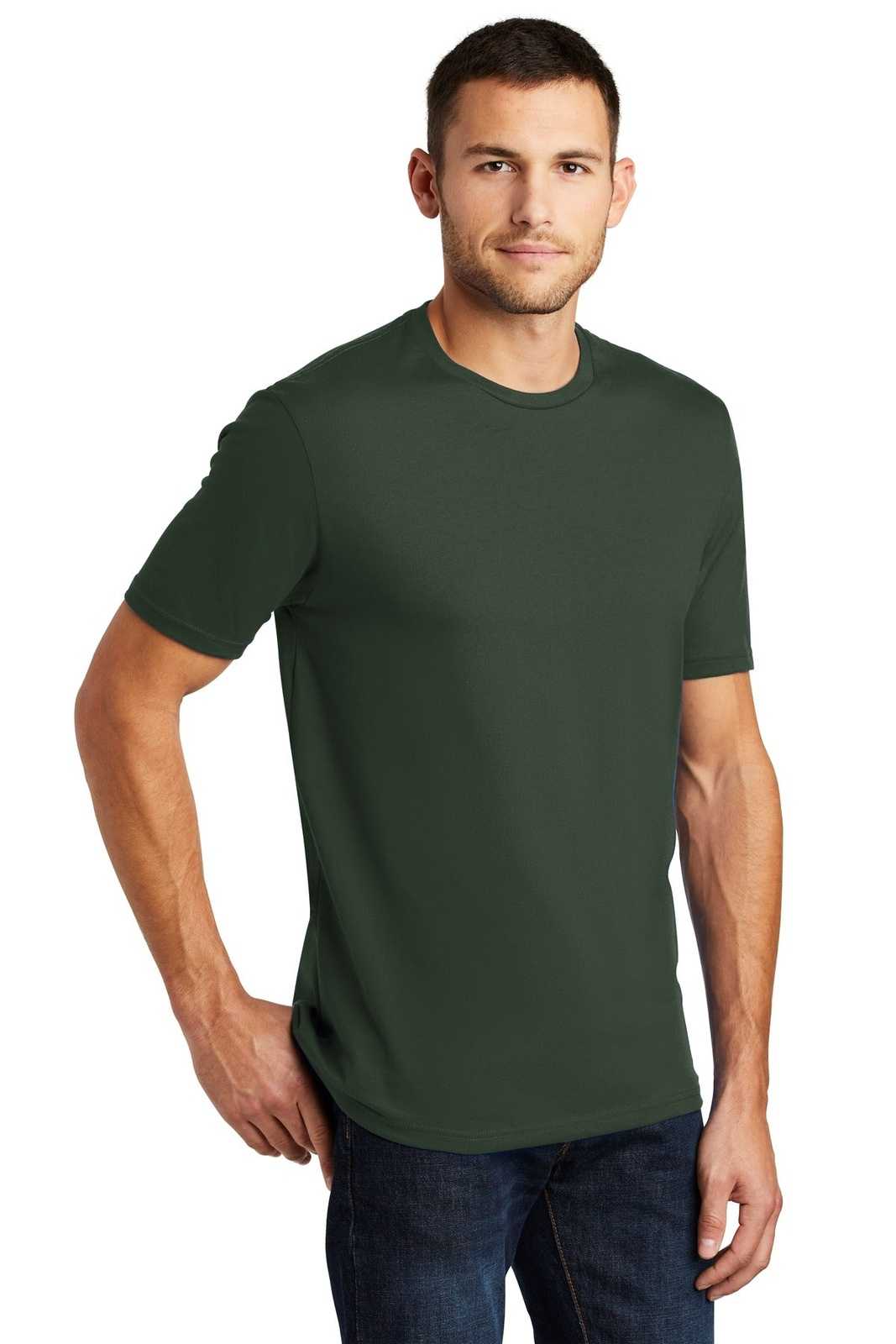 District DT104 Perfect Weight Tee - Forest Green - HIT a Double - 4