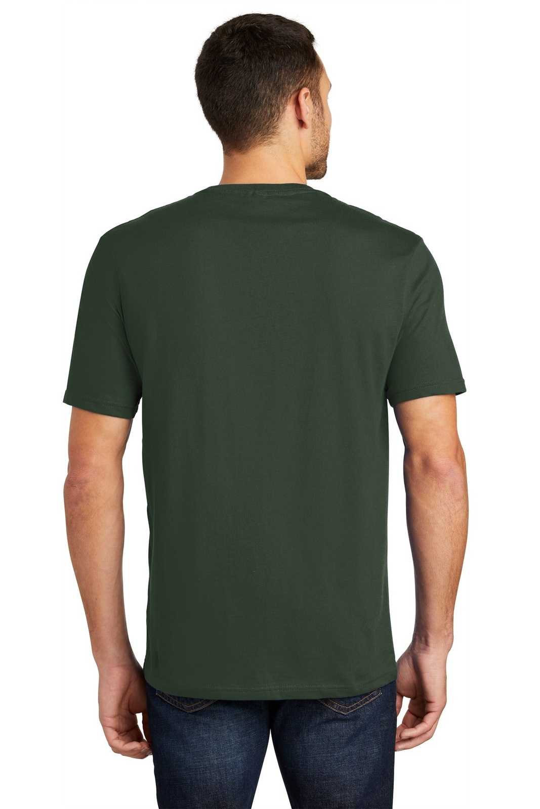 District DT104 Perfect Weight Tee - Forest Green - HIT a Double - 2
