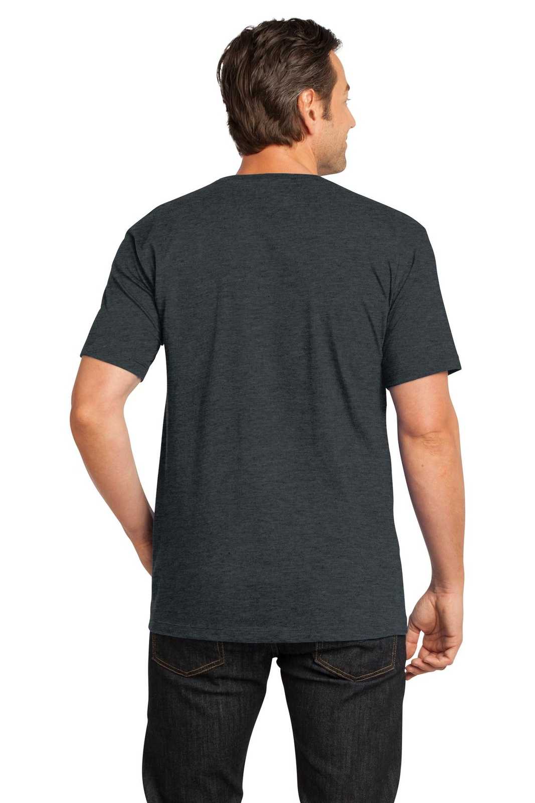 District DT104 Perfect Weight Tee - Heathered Charcoal - HIT a Double - 2