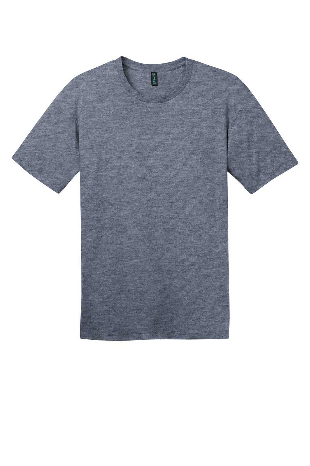 District DT104 Perfect Weight Tee - Heathered Navy - HIT a Double - 5