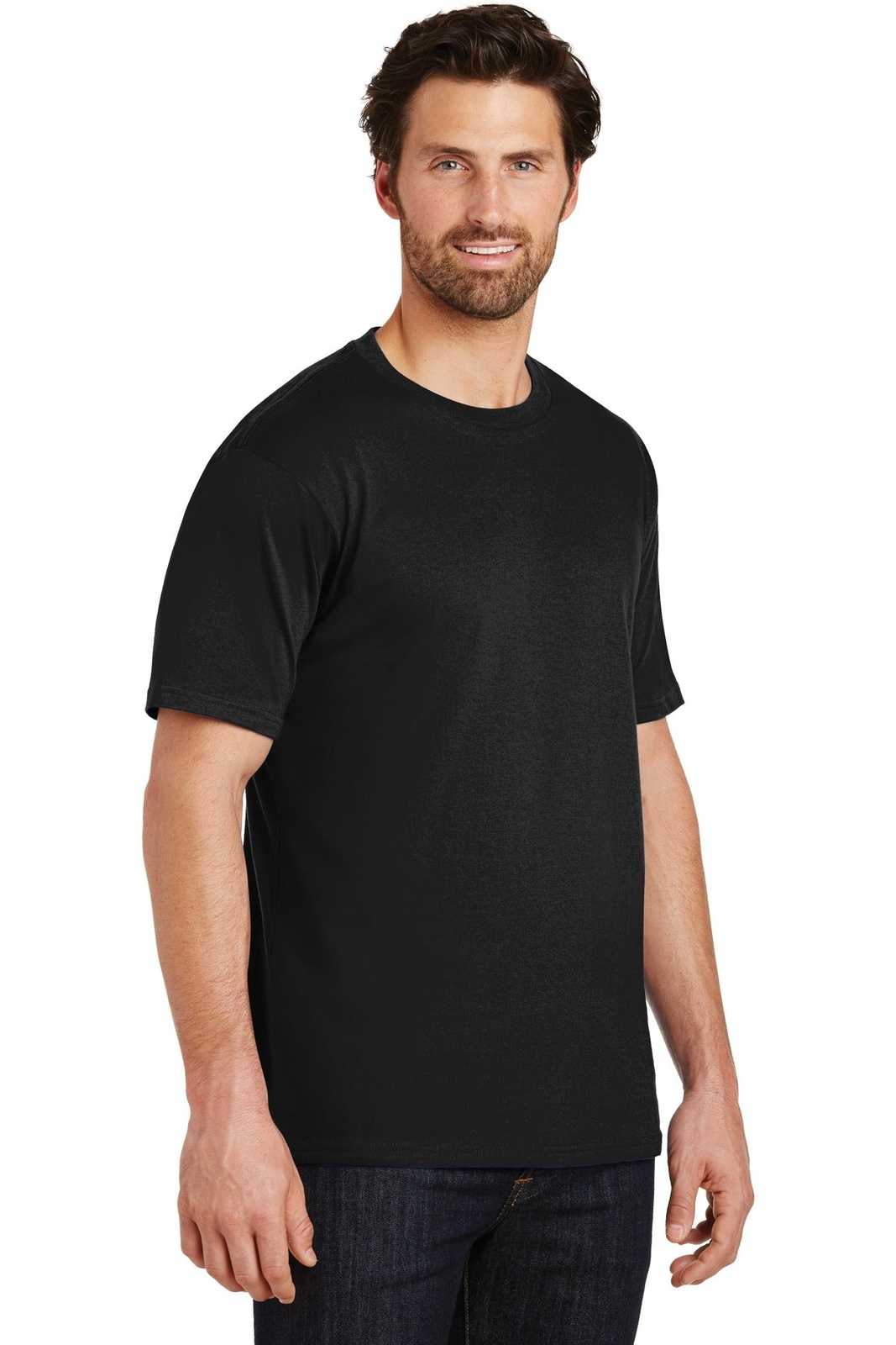 District DT104 Perfect Weight Tee - Jet Black - HIT a Double - 4