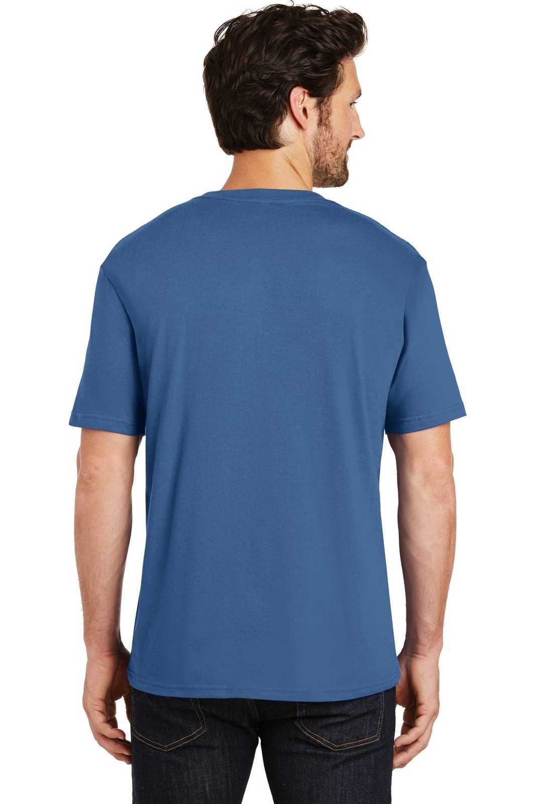 District DT104 Perfect Weight Tee - Maritime Blue - HIT a Double - 2