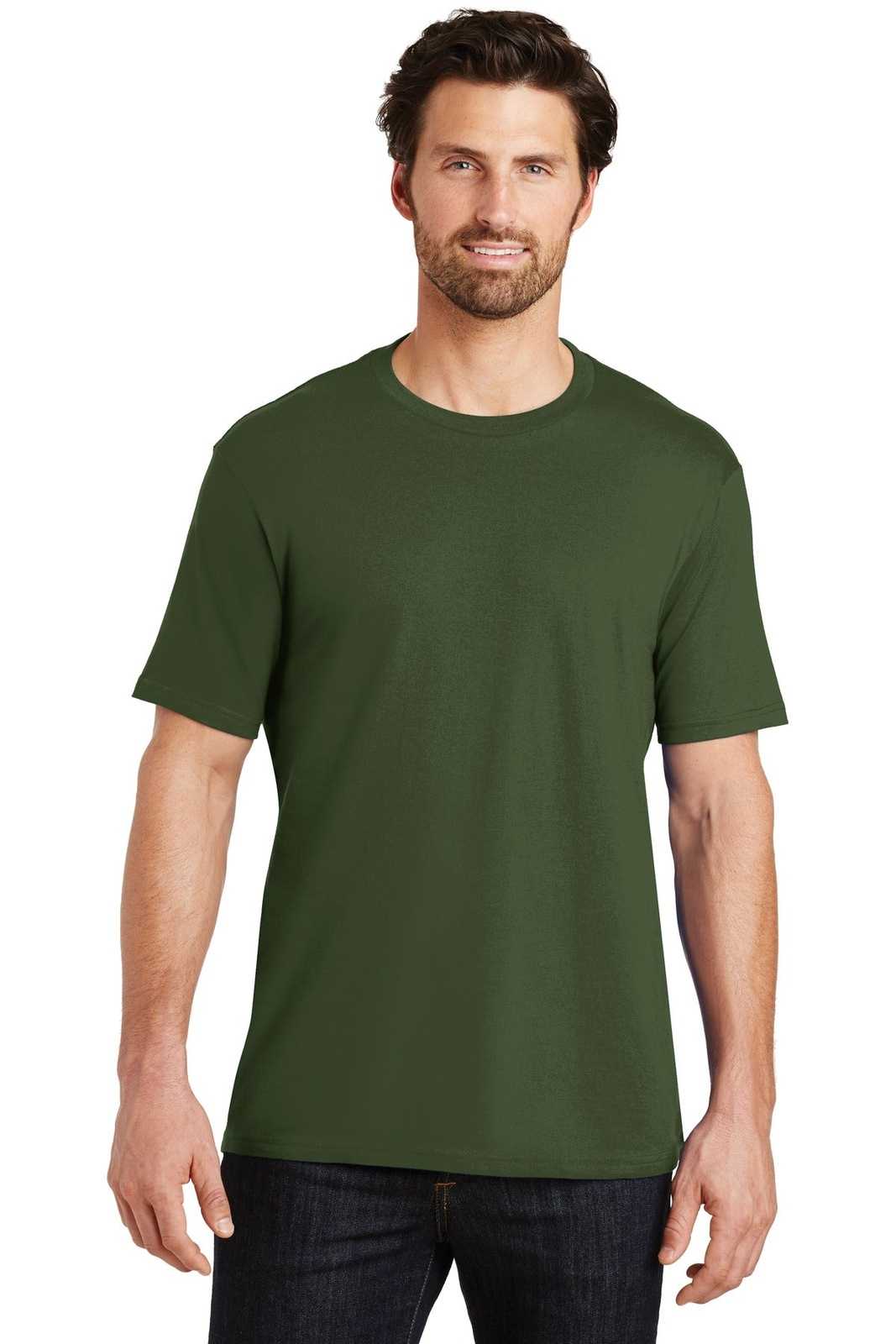 District DT104 Perfect Weight Tee - Thyme Green - HIT a Double - 1