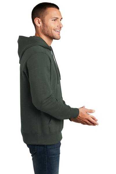 District DT1101 Perfect Weight Fleece Hoodie - Heathered Forest Green - HIT a Double - 3