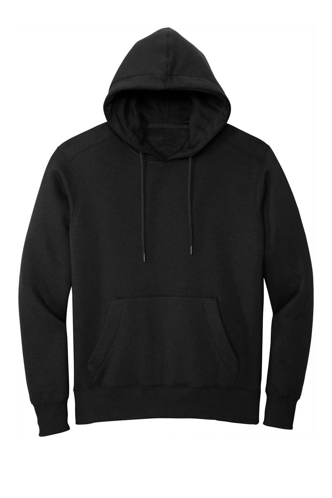 District DT1101 Perfect Weight Fleece Hoodie - Jet Black - HIT a Double - 5