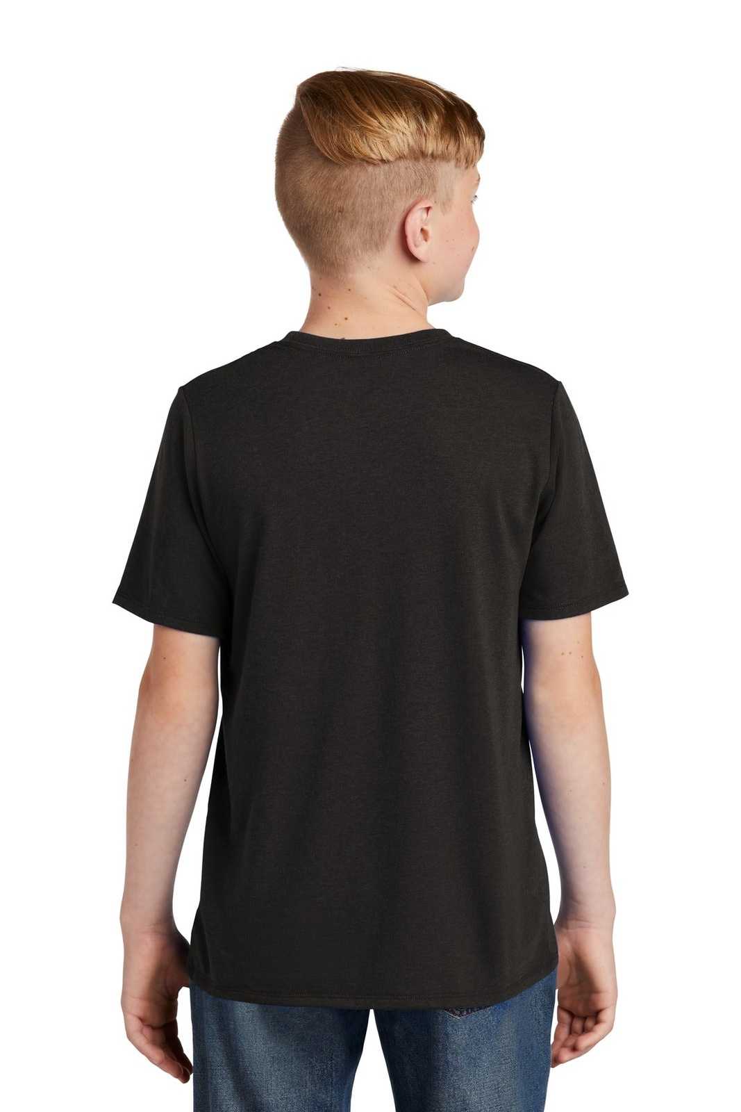 District DT130Y Youth Perfect Tri Tee - Black - HIT a Double - 2