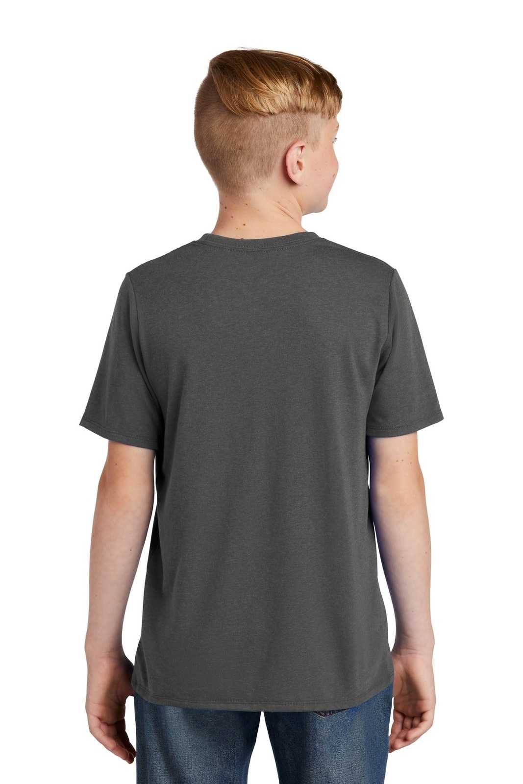 District DT130Y Youth Perfect Tri Tee - Charcoal - HIT a Double - 2