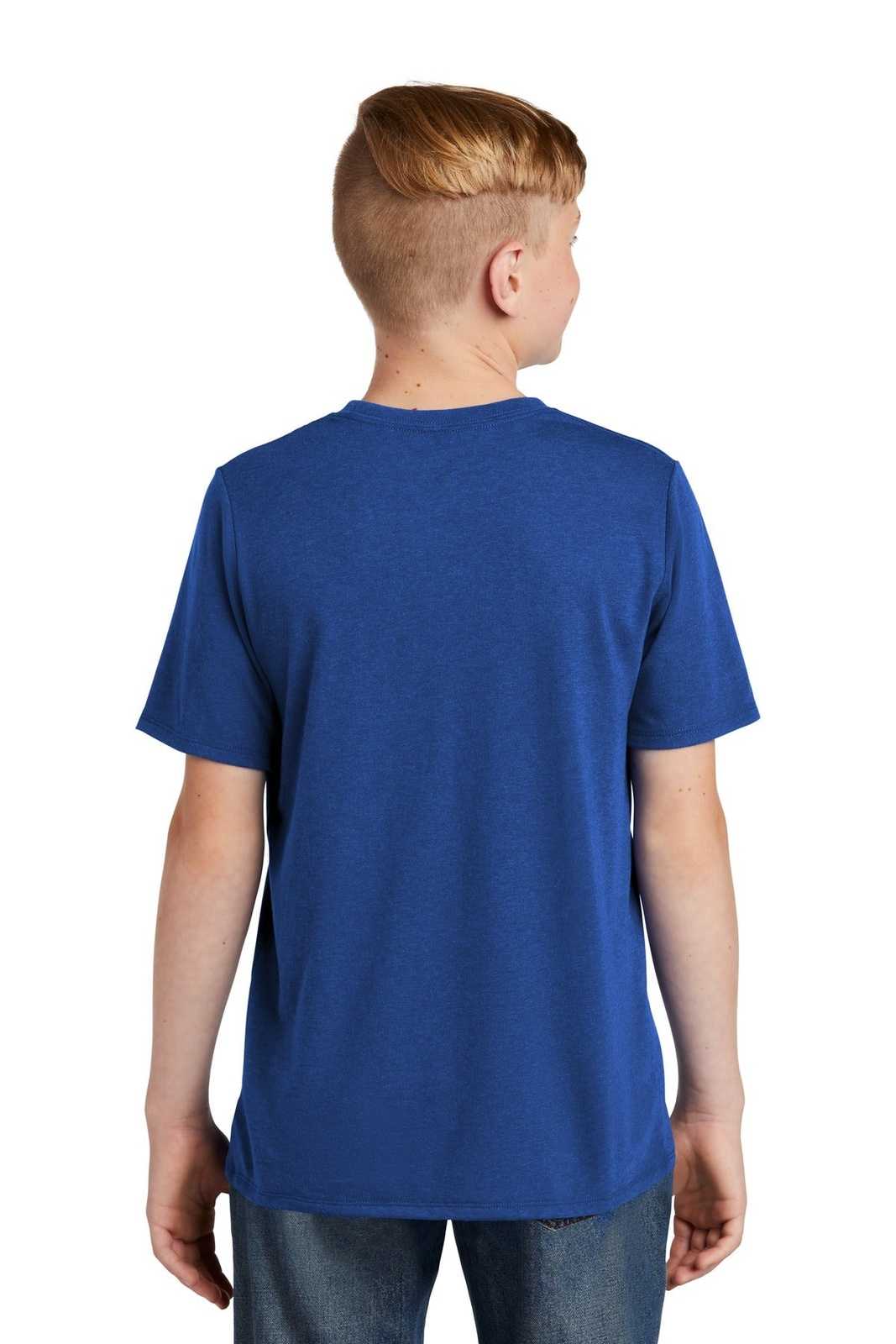 District DT130Y Youth Perfect Tri Tee - Deep Royal - HIT a Double - 2