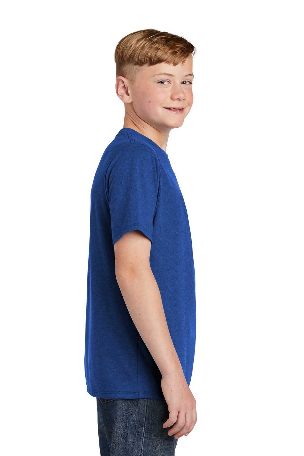 District DT130Y Youth Perfect Tri Tee - Deep Royal - HIT a Double - 3