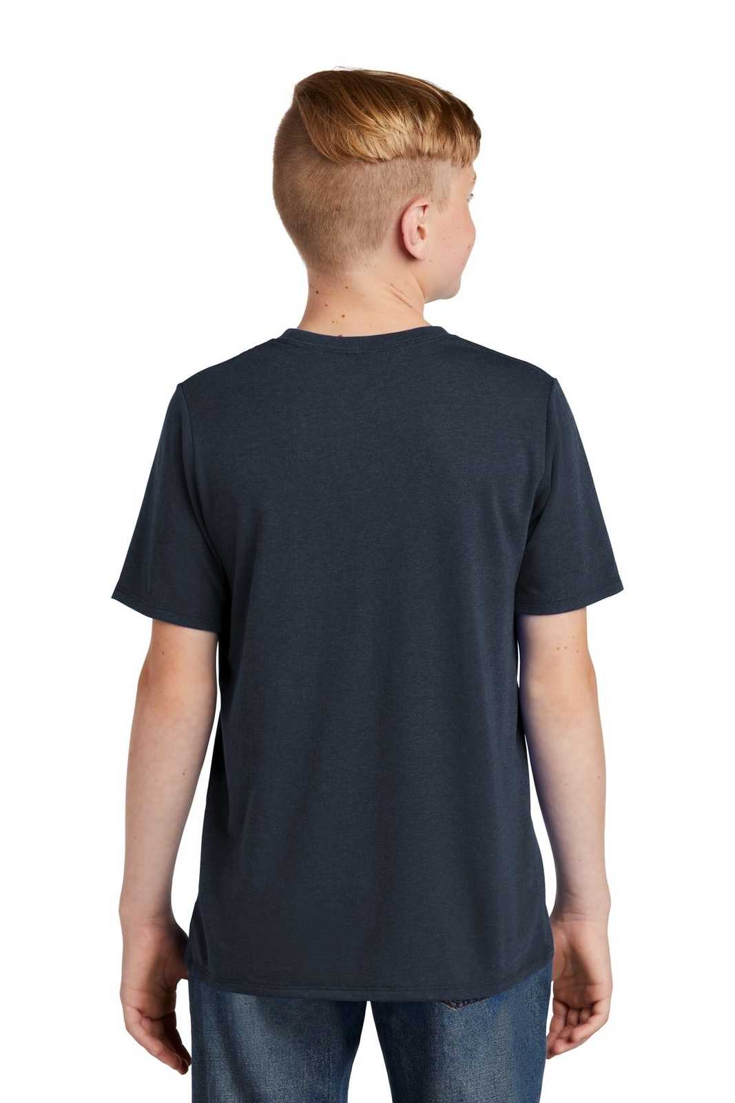 District DT130Y Youth Perfect Tri Tee - New Navy - HIT a Double - 2