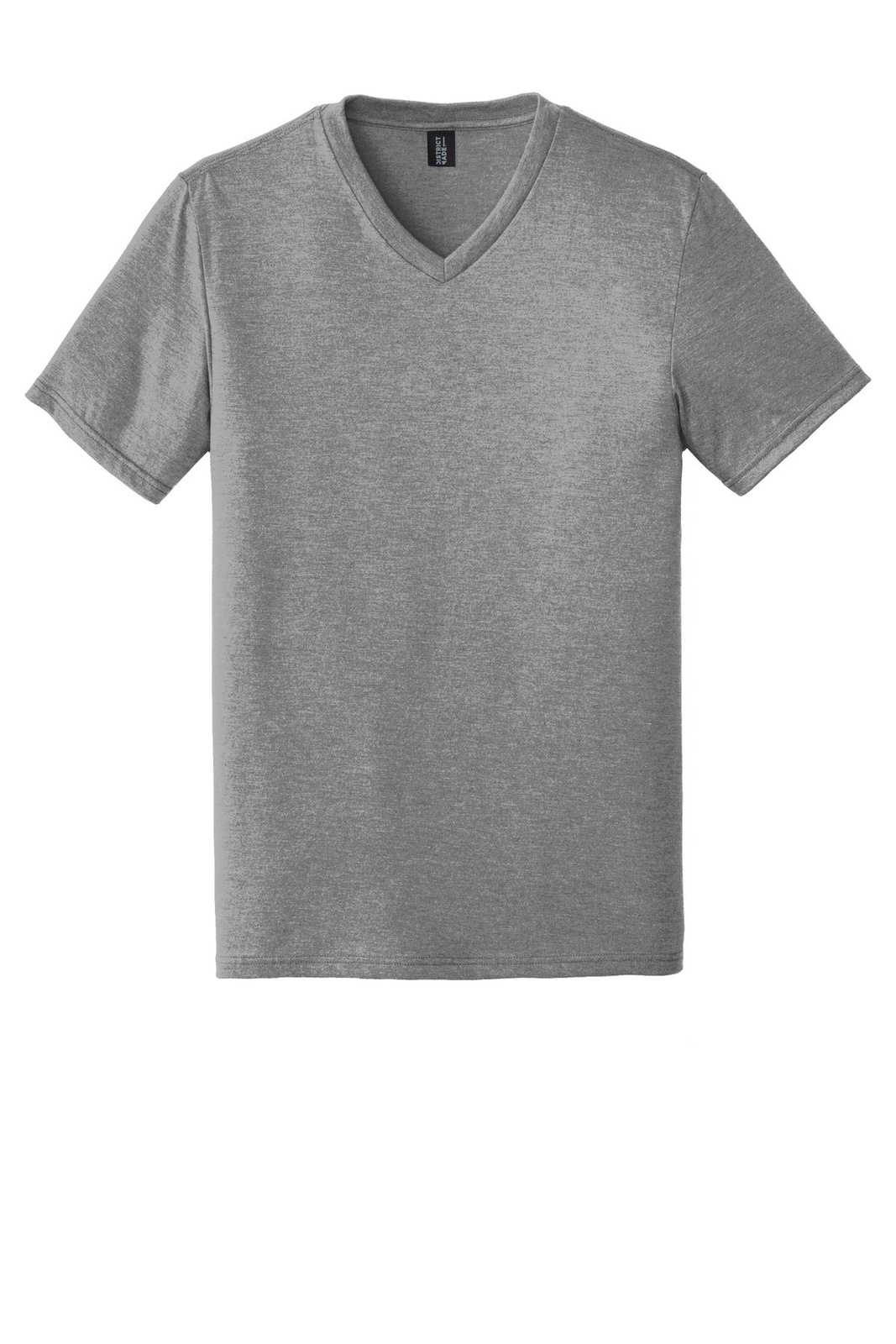 District DT1350 Perfect Tri V-Neck Tee - Gray Frost - HIT a Double - 1