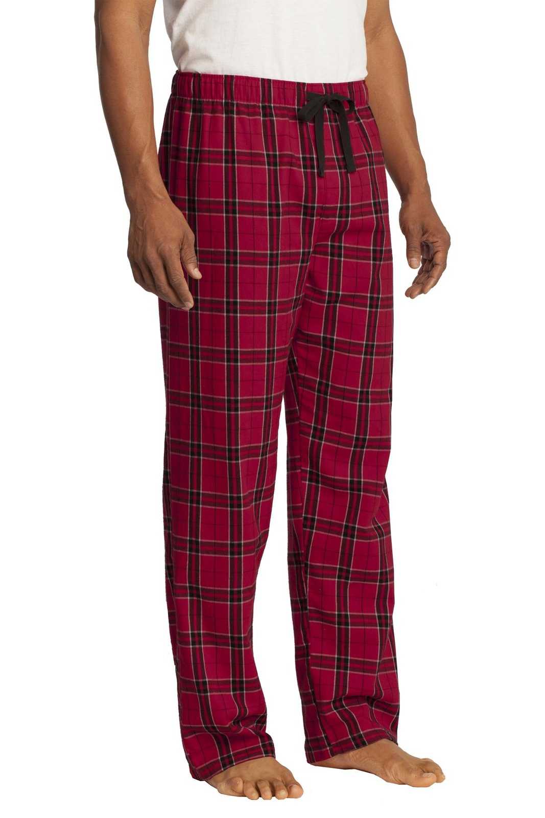 District DT1800 Flannel Plaid Pant - New Red - HIT a Double - 4