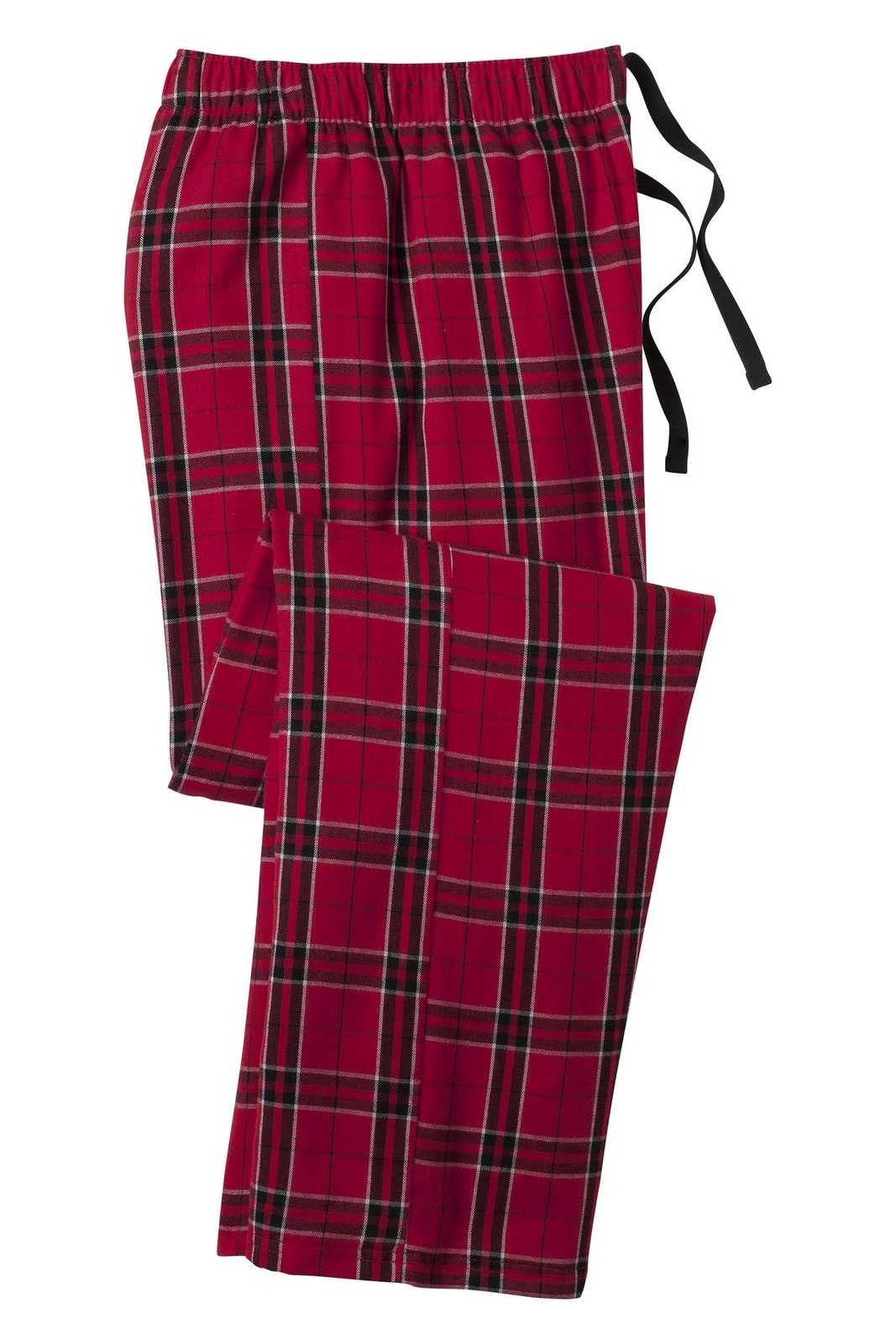 District DT1800 Flannel Plaid Pant - New Red - HIT a Double - 5