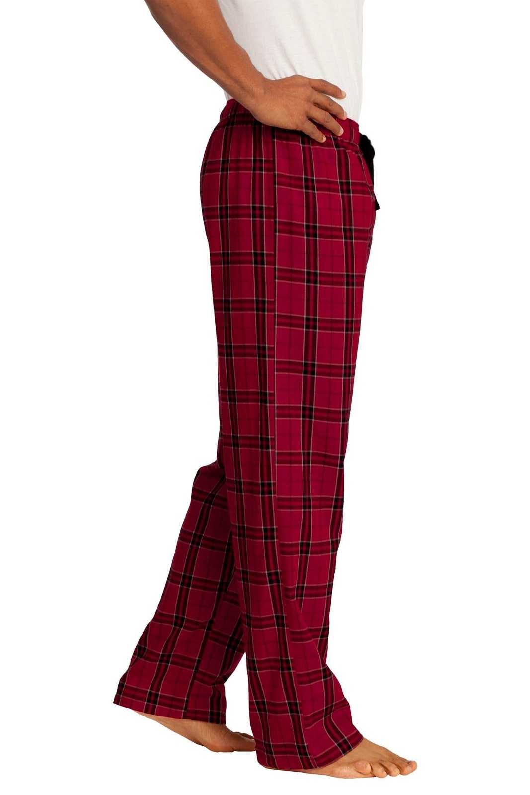 District DT1800 Flannel Plaid Pant - New Red - HIT a Double - 3