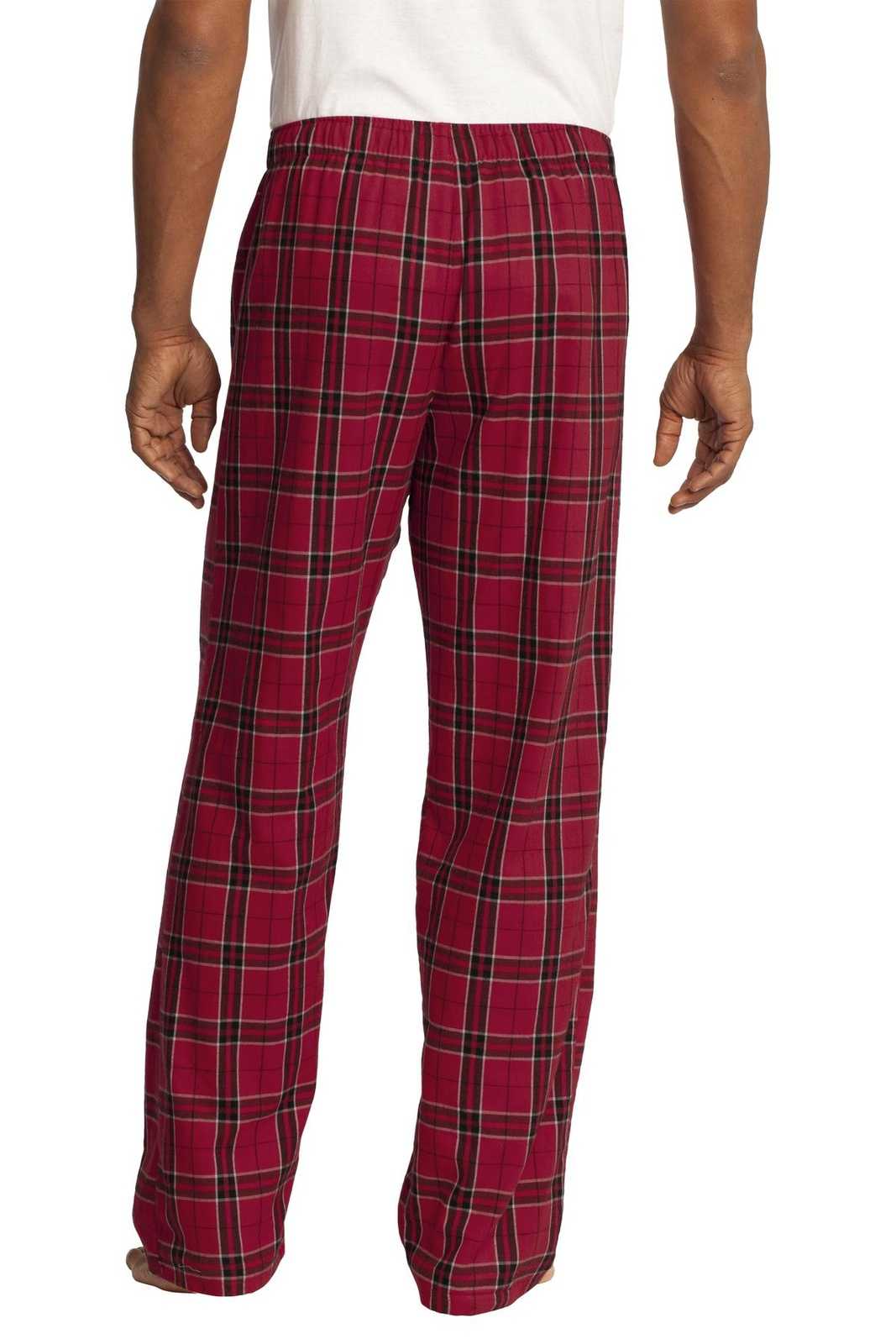 District DT1800 Flannel Plaid Pant - New Red - HIT a Double - 2