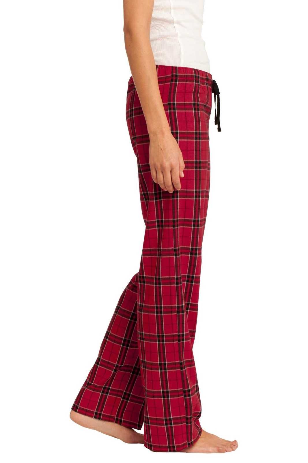 District DT2800 Women&#39;s Flannel Plaid Pant - New Red - HIT a Double - 3