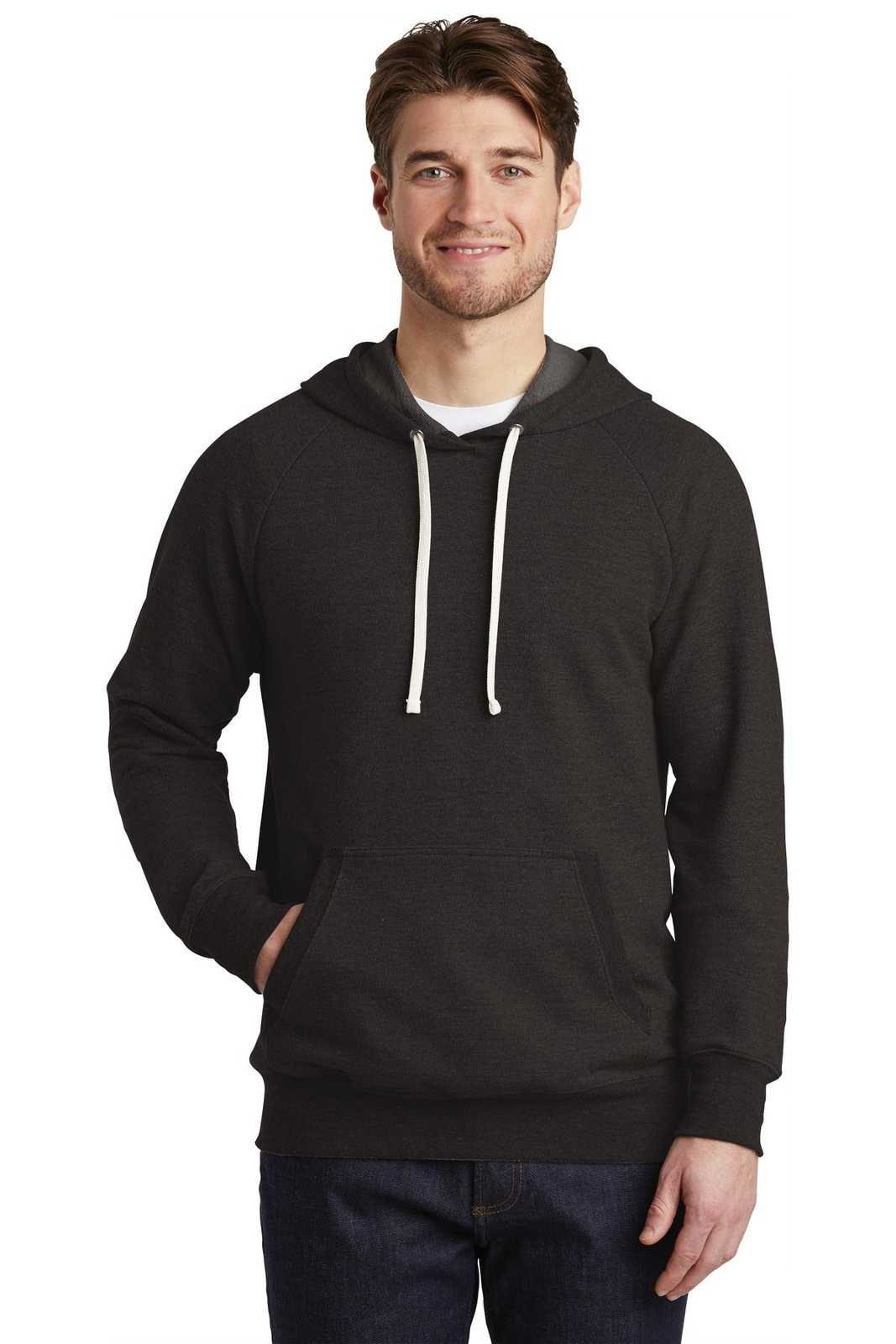 District DT355 Perfect Tri French Terry Hoodie - Black - HIT a Double - 1