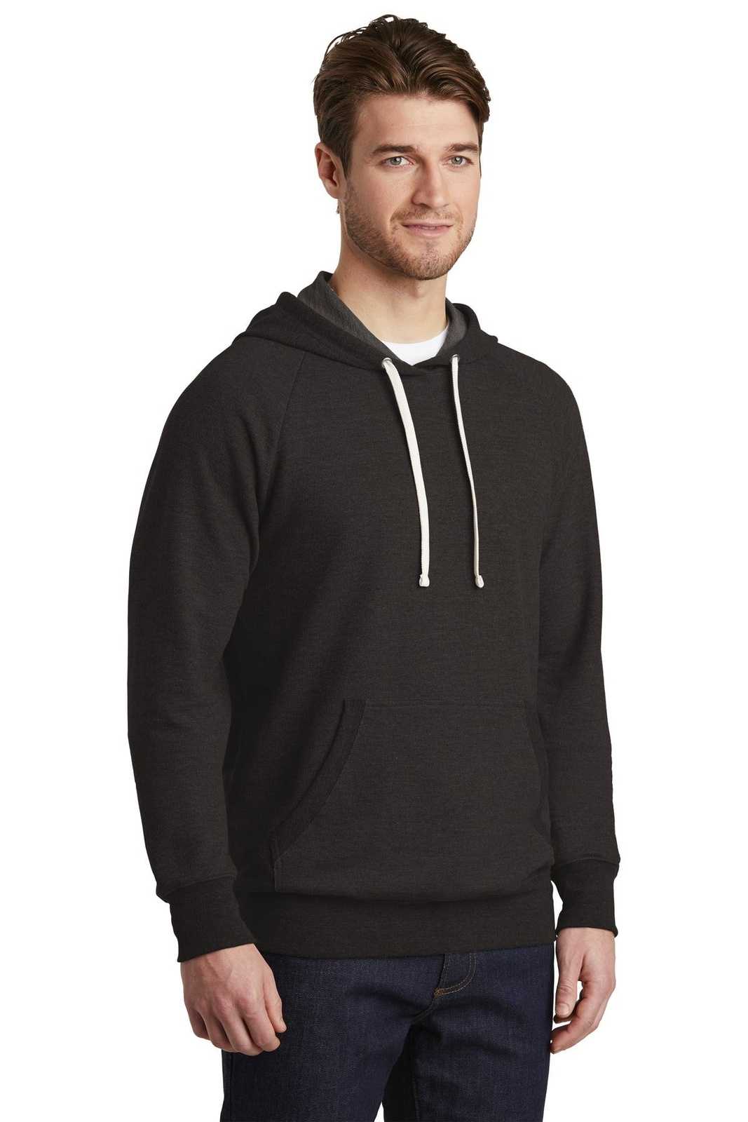 District DT355 Perfect Tri French Terry Hoodie - Black - HIT a Double - 4