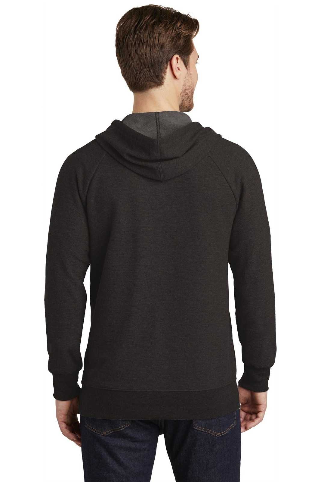 District DT355 Perfect Tri French Terry Hoodie - Black - HIT a Double - 2