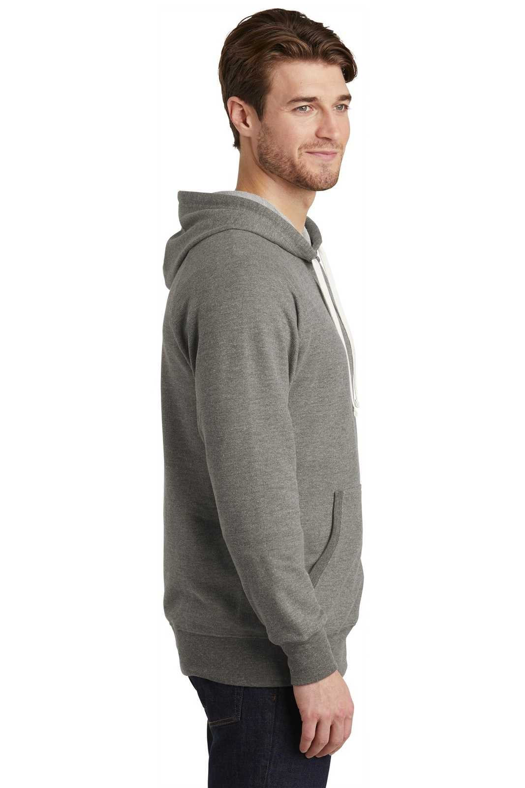 District DT355 Perfect Tri French Terry Hoodie - Gray Frost - HIT a Double - 3