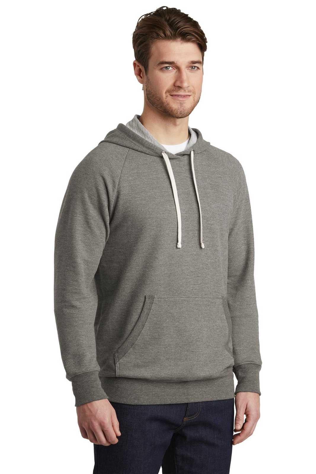 District DT355 Perfect Tri French Terry Hoodie - Gray Frost - HIT a Double - 4