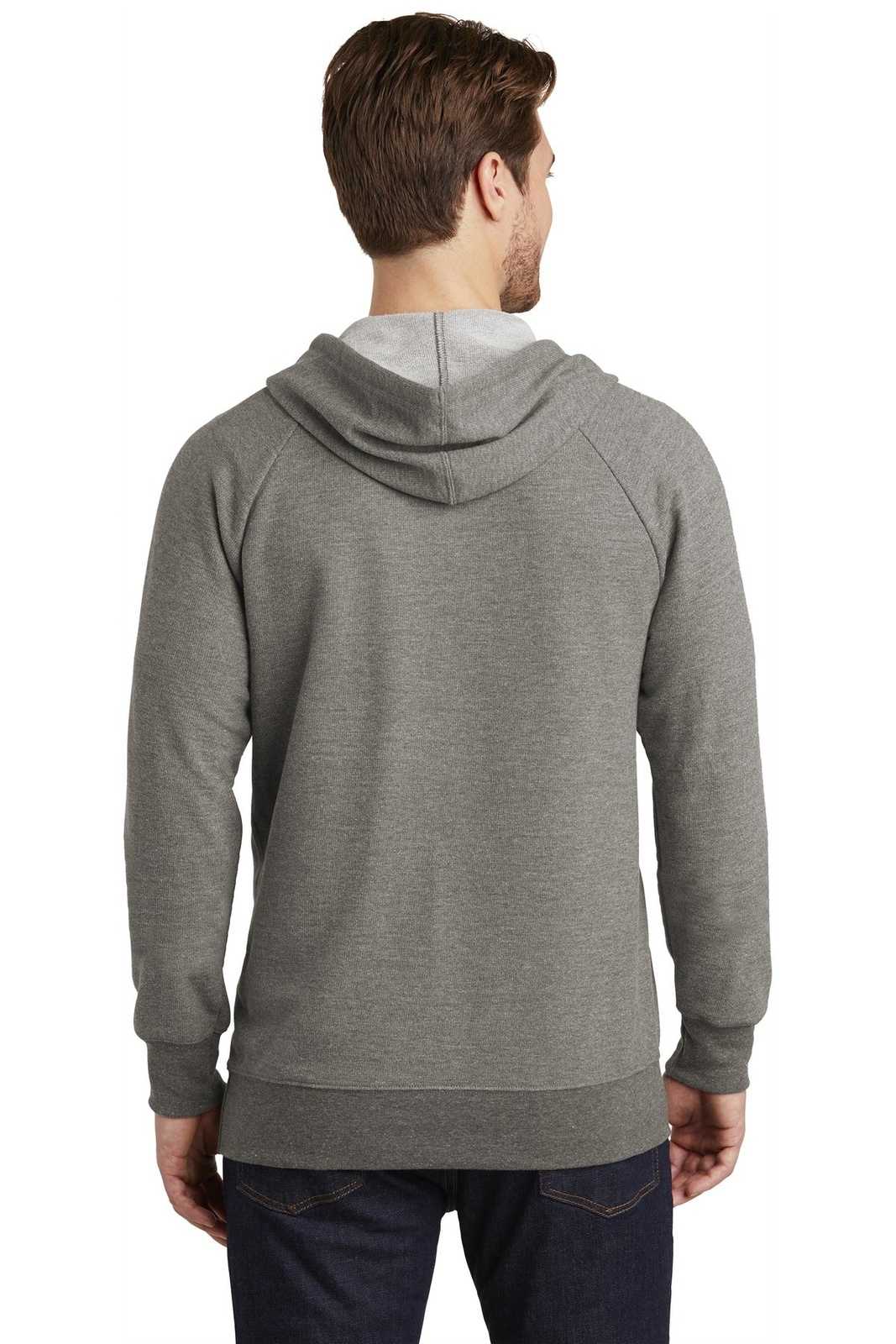 District DT355 Perfect Tri French Terry Hoodie - Gray Frost - HIT a Double - 2