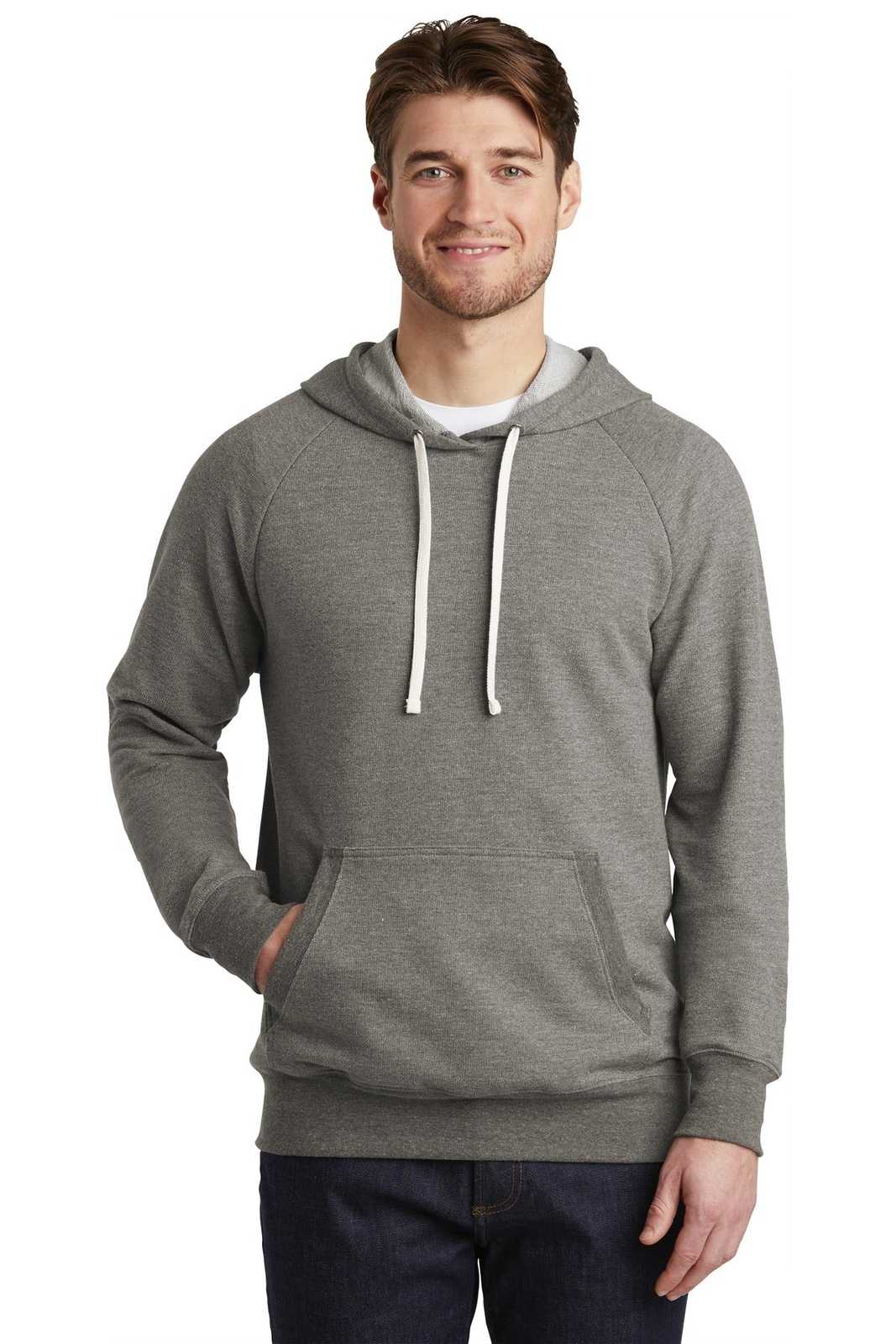 District DT355 Perfect Tri French Terry Hoodie - Gray Frost - HIT a Double - 1