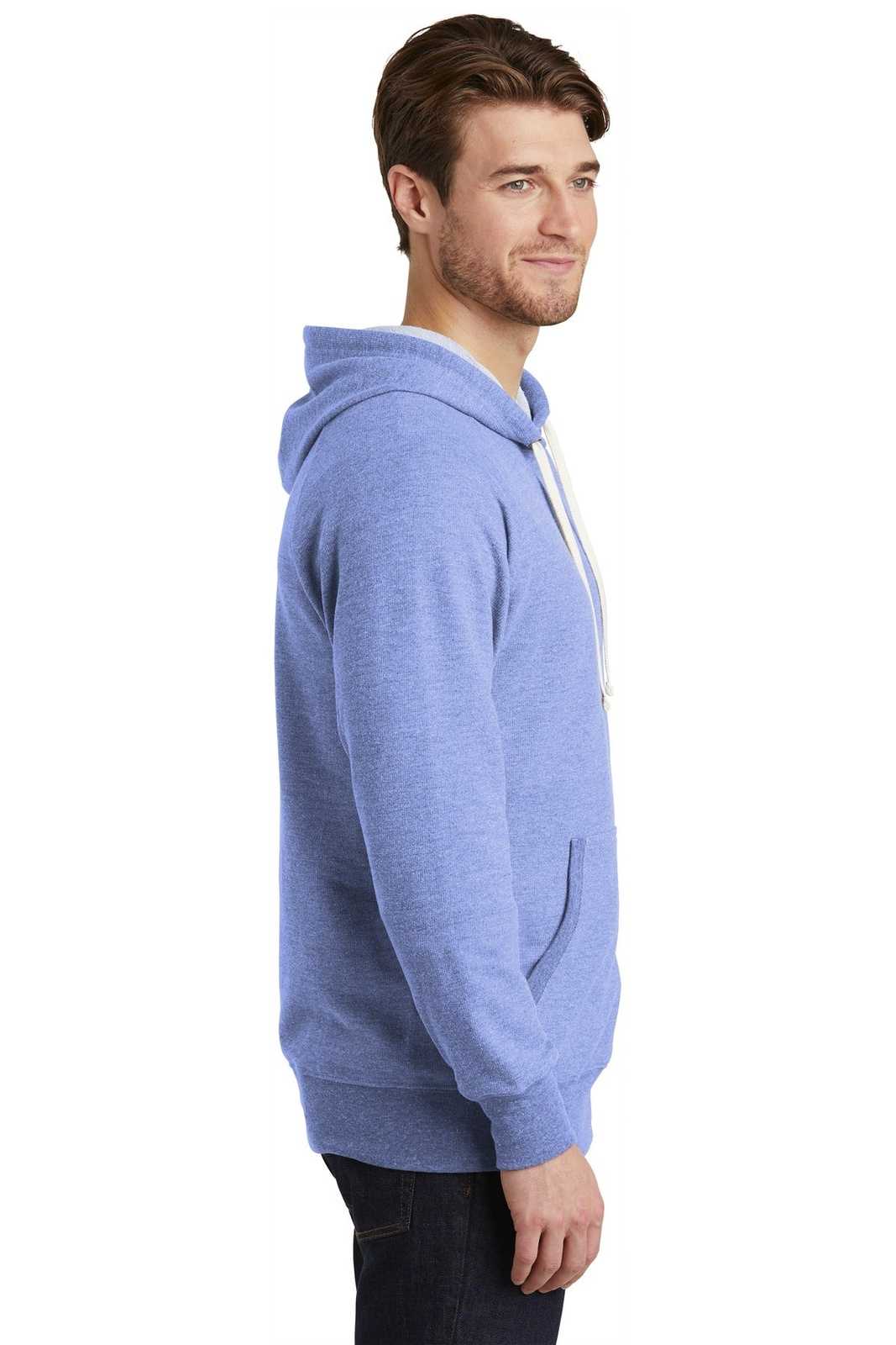 District DT355 Perfect Tri French Terry Hoodie - Maritime Frost - HIT a Double - 3