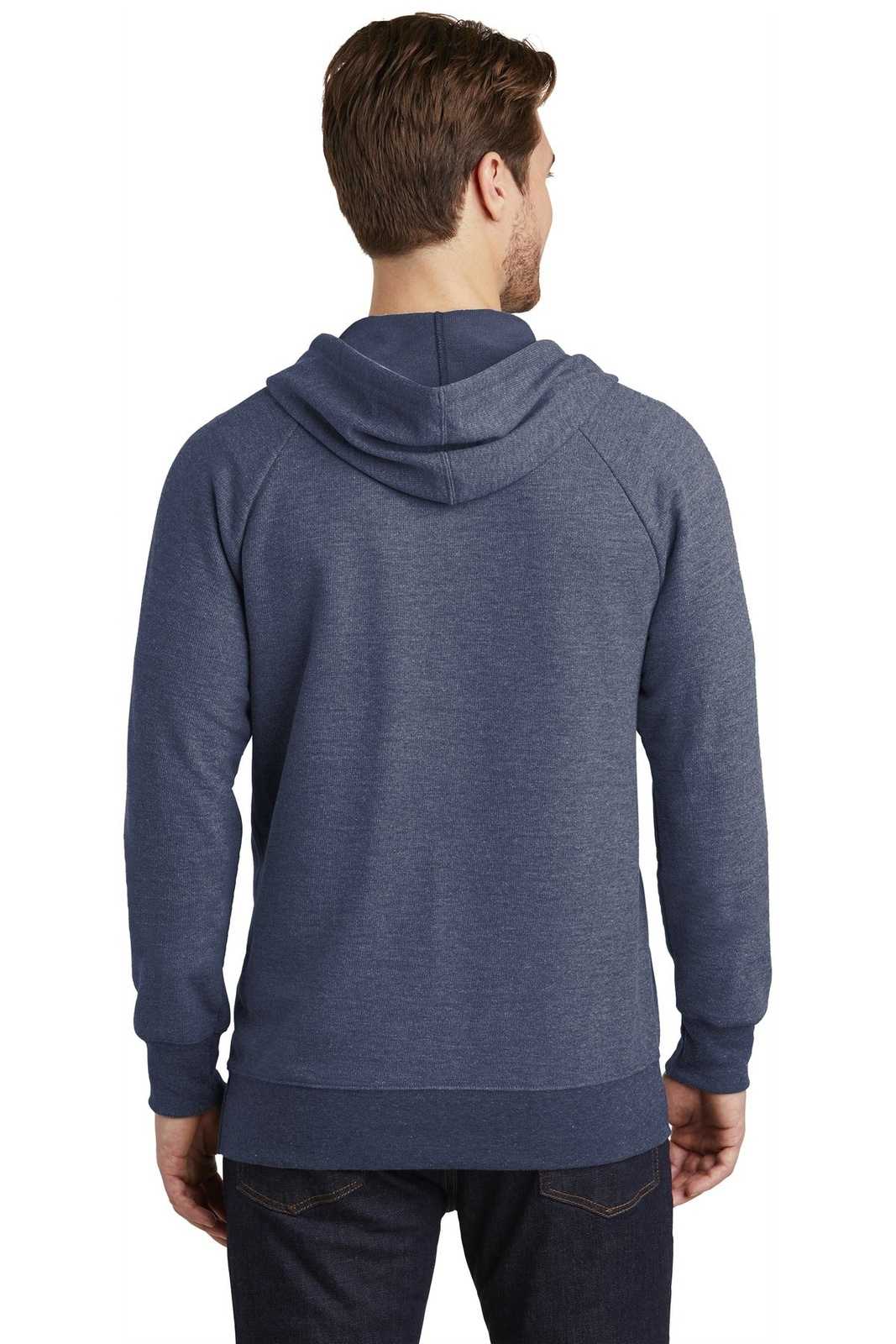 District DT355 Perfect Tri French Terry Hoodie - New Navy - HIT a Double - 2