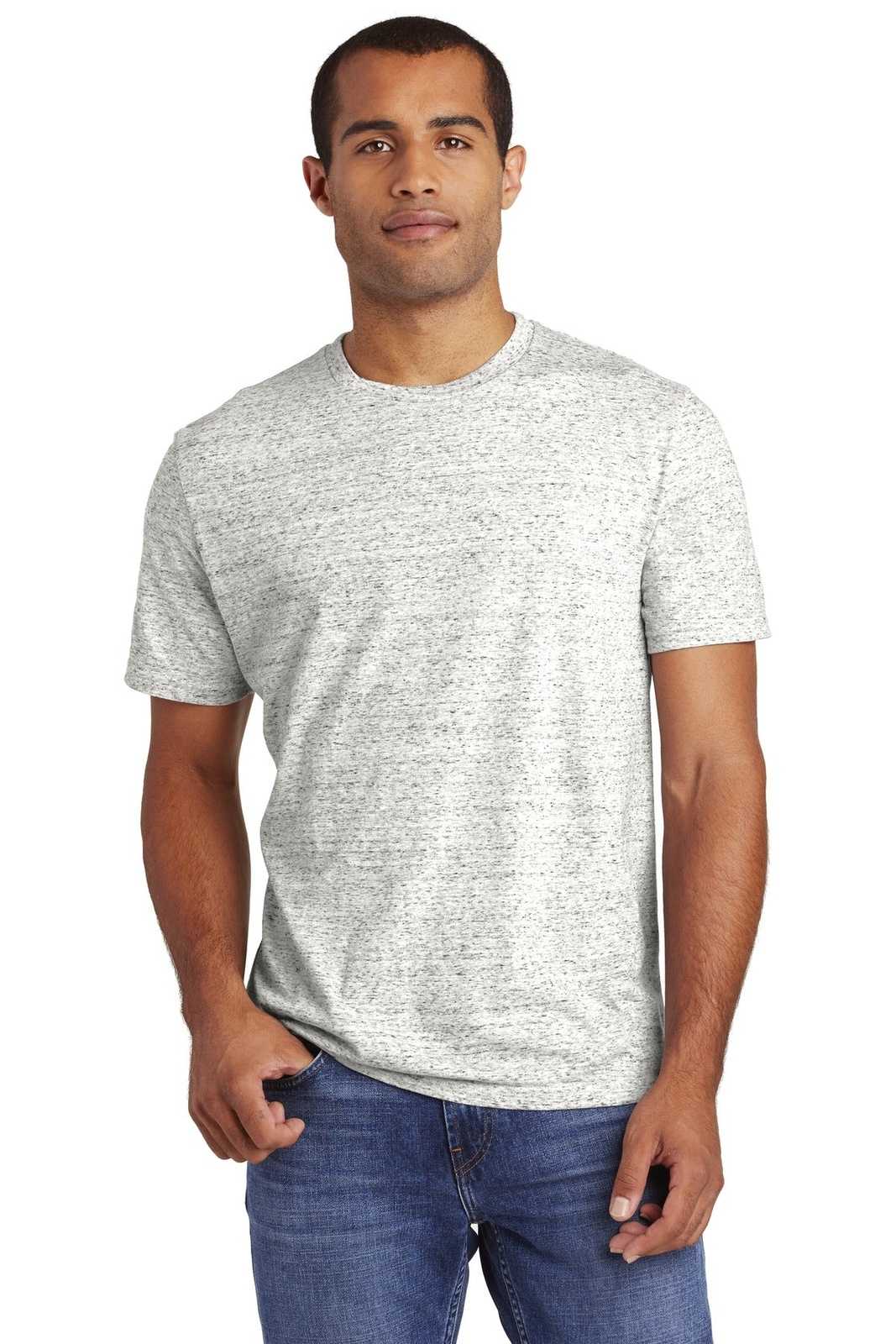 District DT365 Cosmic Tee - White Black Cosmic - HIT a Double - 1